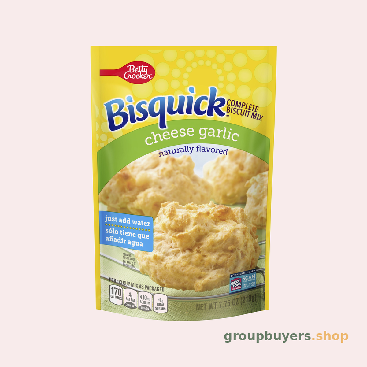 BETTY CROCKER COMPLETE BISCUIT CHEESY GARLIC 9X7.75OZ