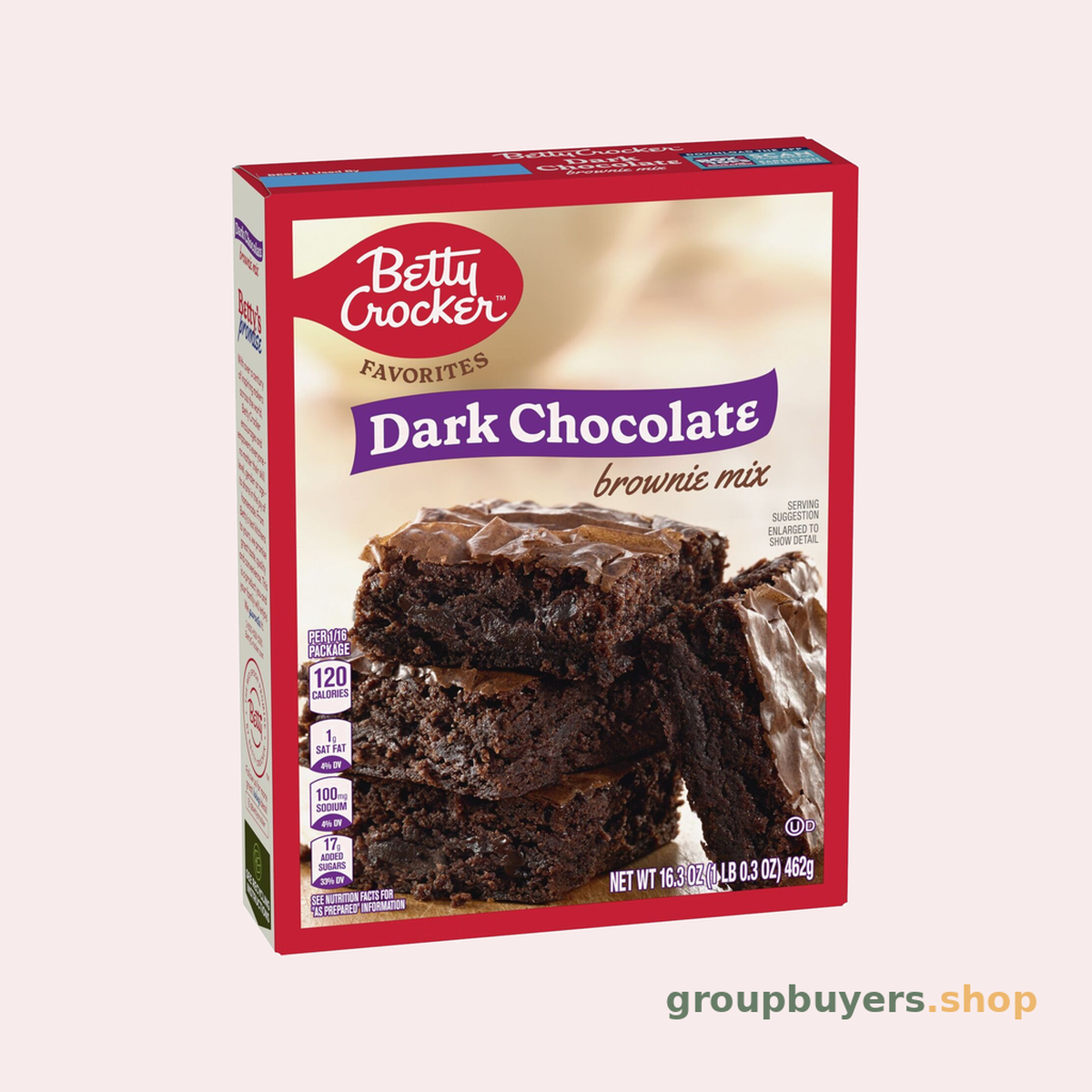 BETTY CROCKER BROWNIE DARK CHOCOLATE 12X19.9OZ