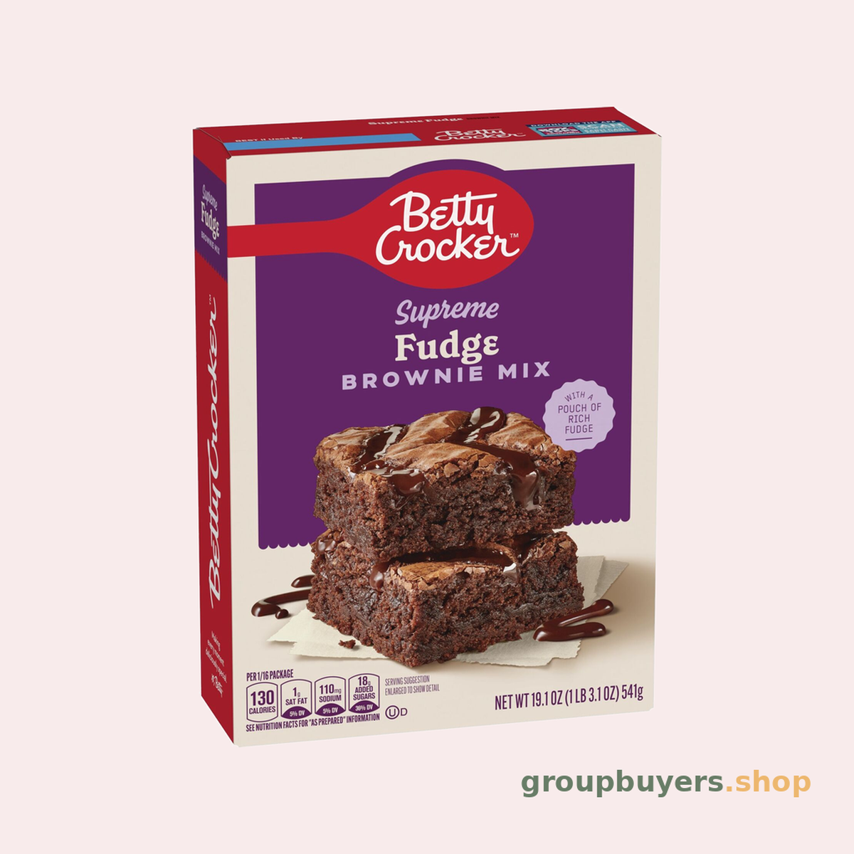 BETTY CROCKER BROWNIE FAM FUDGE 12X18.3OZ