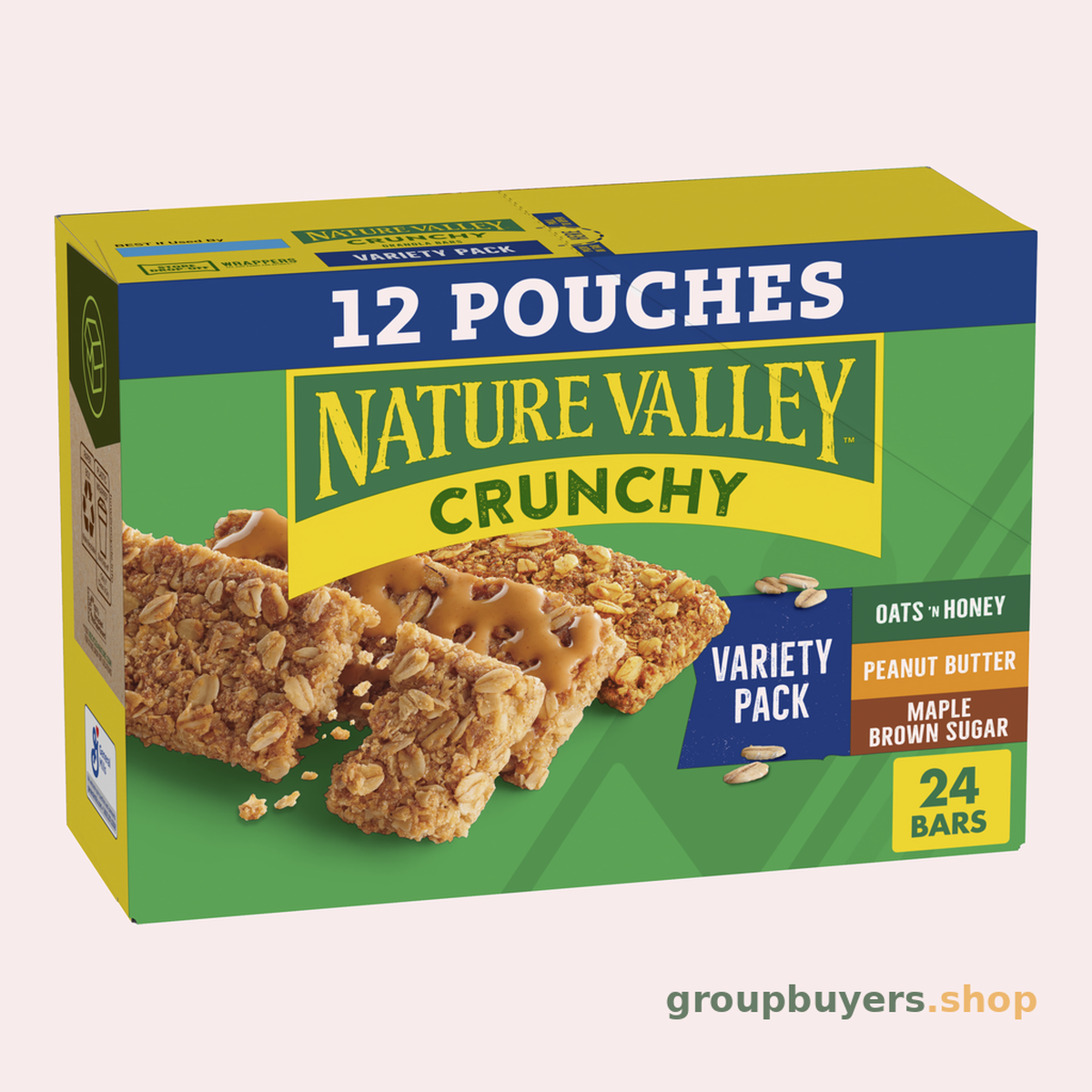 NATURE VALLEY CRUNCHY VARIETY 6CT 12/8.98OZ