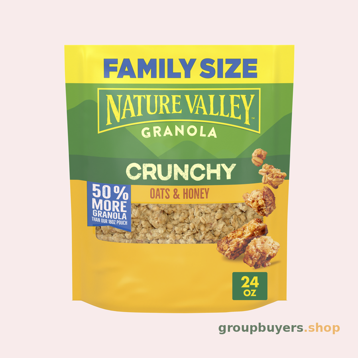 NATURE VALLEY CRUNCHY OATS & HONEY 30CT