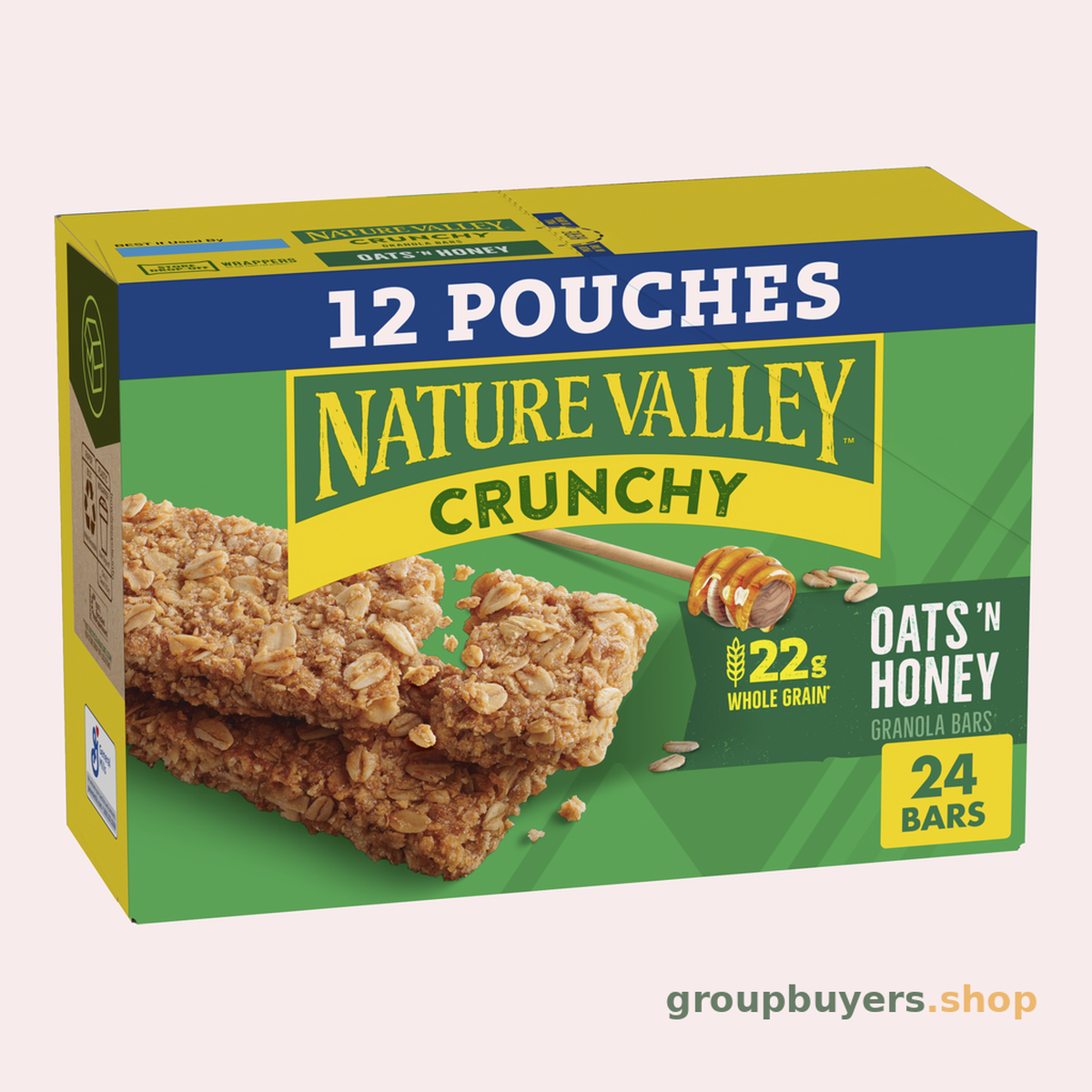 NATURE VALLEY CRUNCHY OATS & HONEY 6CT 12X252GM