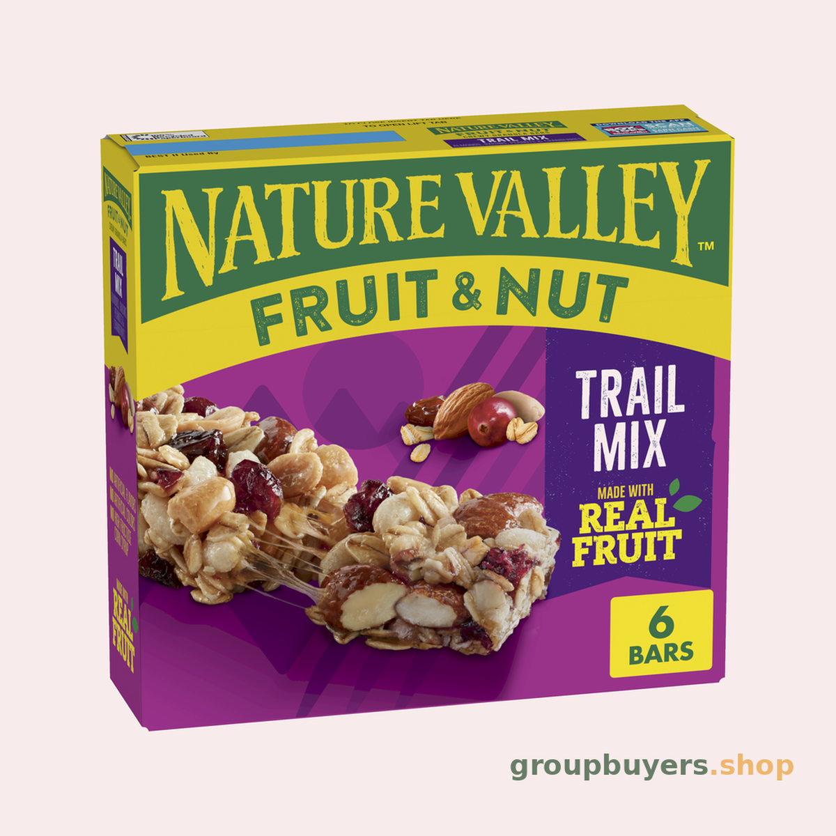 NATURE VALLEY FRUIT & NUT TRAIL MIX 6CT 12X7.4OZ