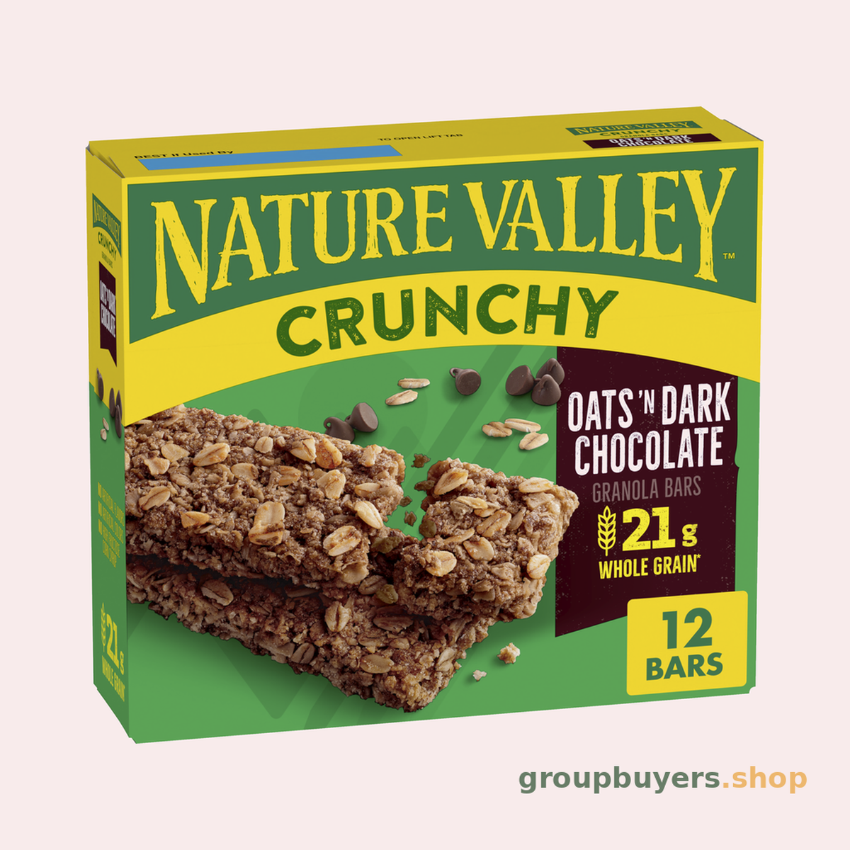 NATURE VALLEY CRUNCHY DARK CHOCOLATE 6CT 12X8.94OZ