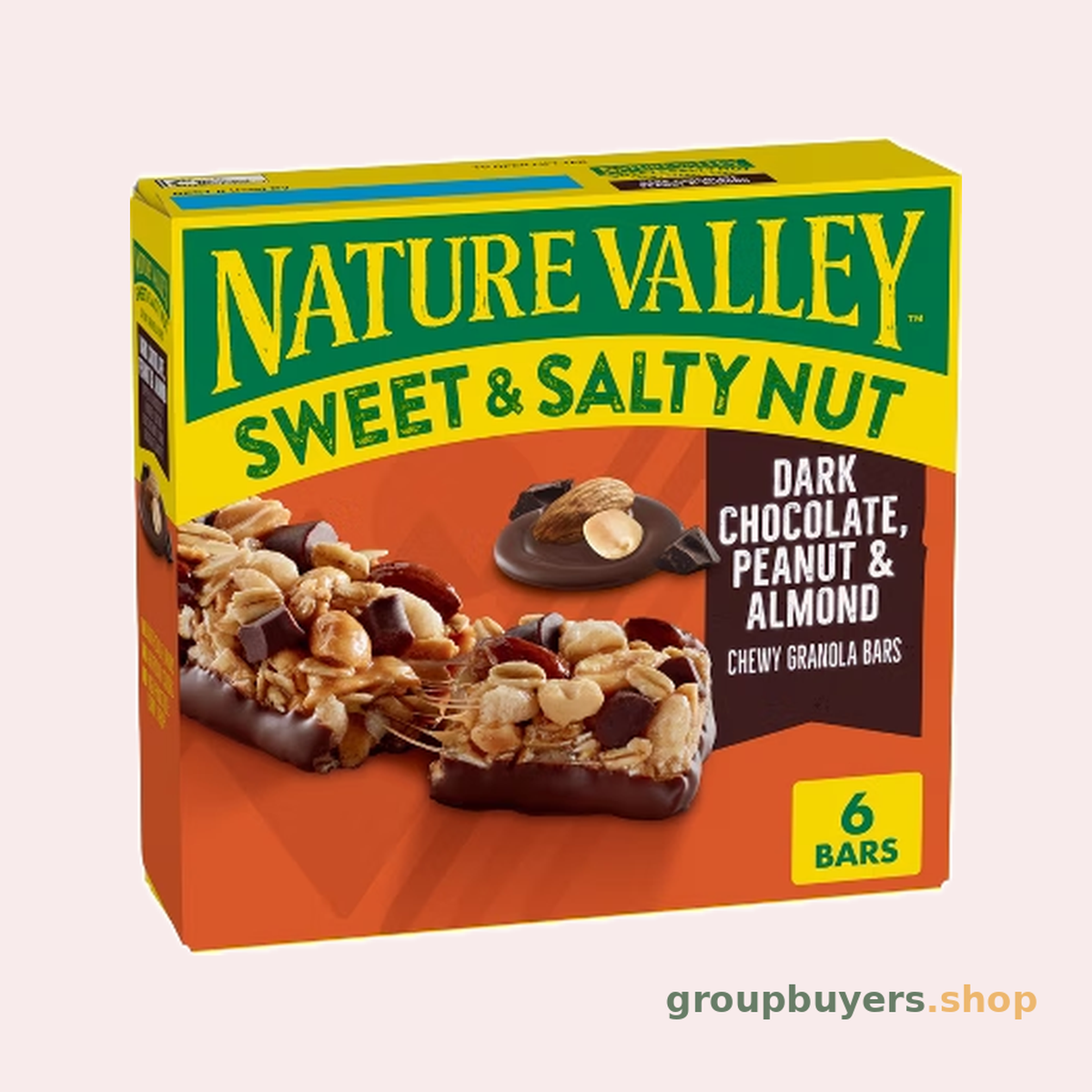 NATURE VALLEY SWEET & SALTY DARK CHOCOLATE 6CT 12X7.44OZ