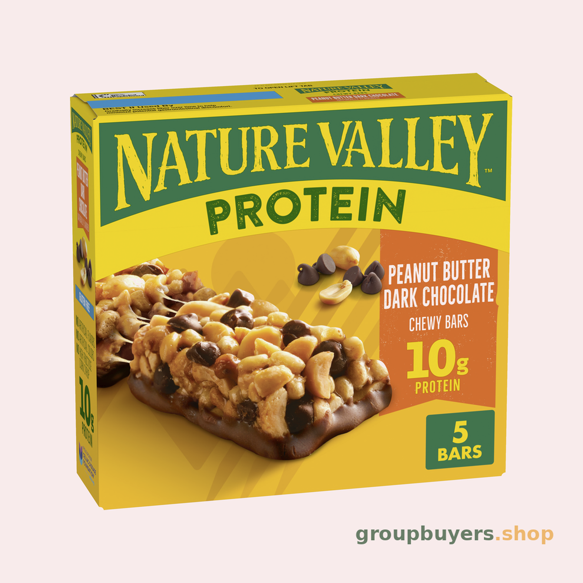 NATURE VALLEY PROTEIN PEANUT BUTTER & CHOCOLATE 12X7.1OZ