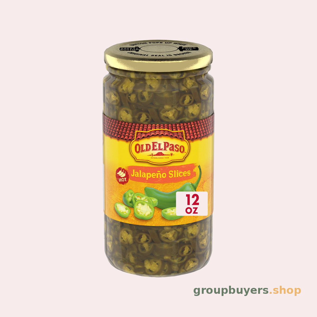OLD EL PASO JALAPEÑOS 12X12OZ