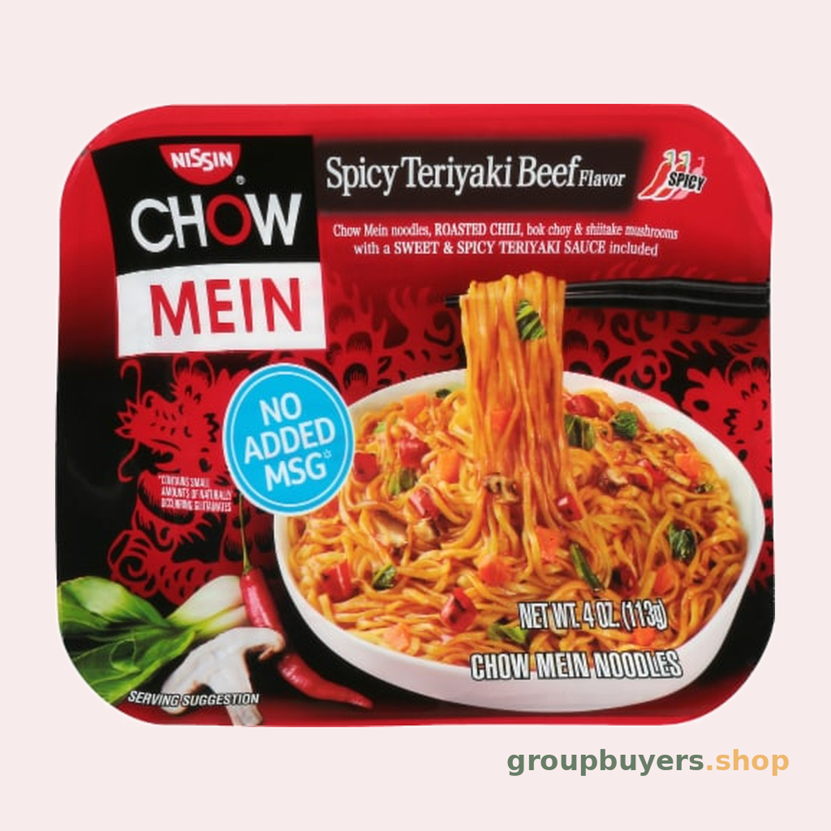 NISSIN CHOWMEIN SPICY TERIYAKI BEEF
