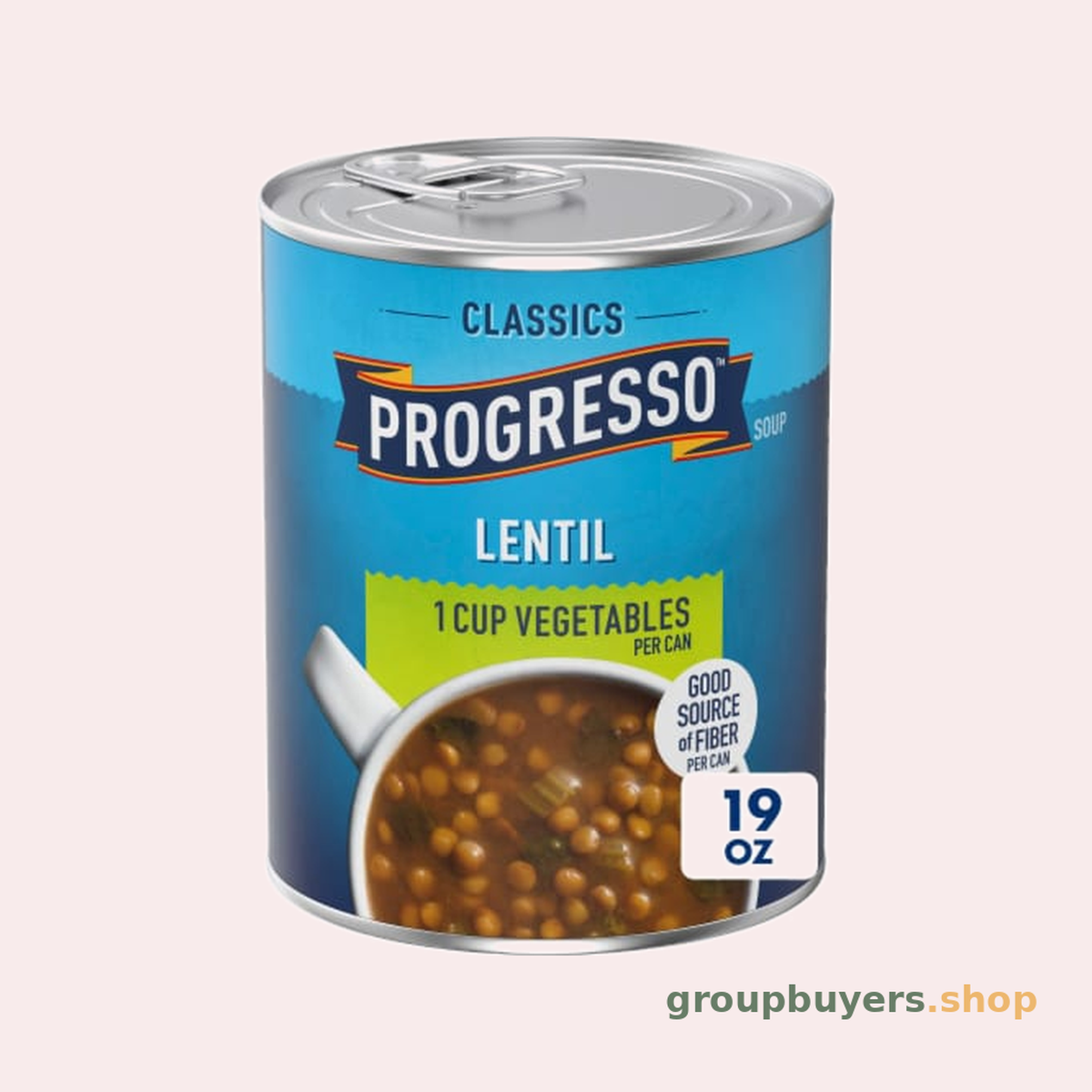 PROGRESSO SOUP LENTIL 12X19OZ