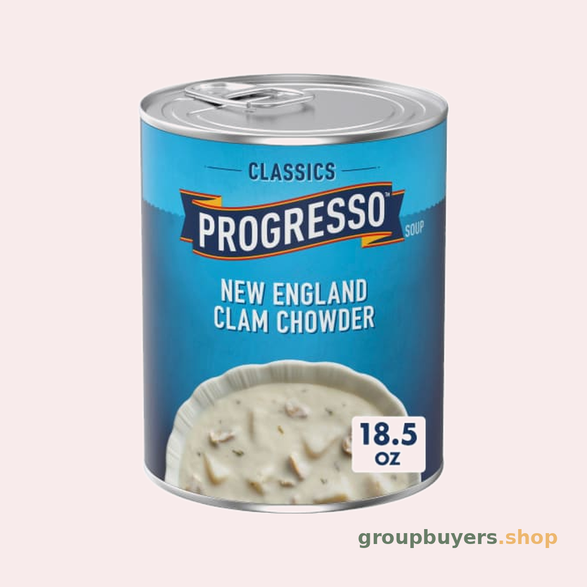 PROGRESSO SOUP CLAM CHOW 12X18.5OZ