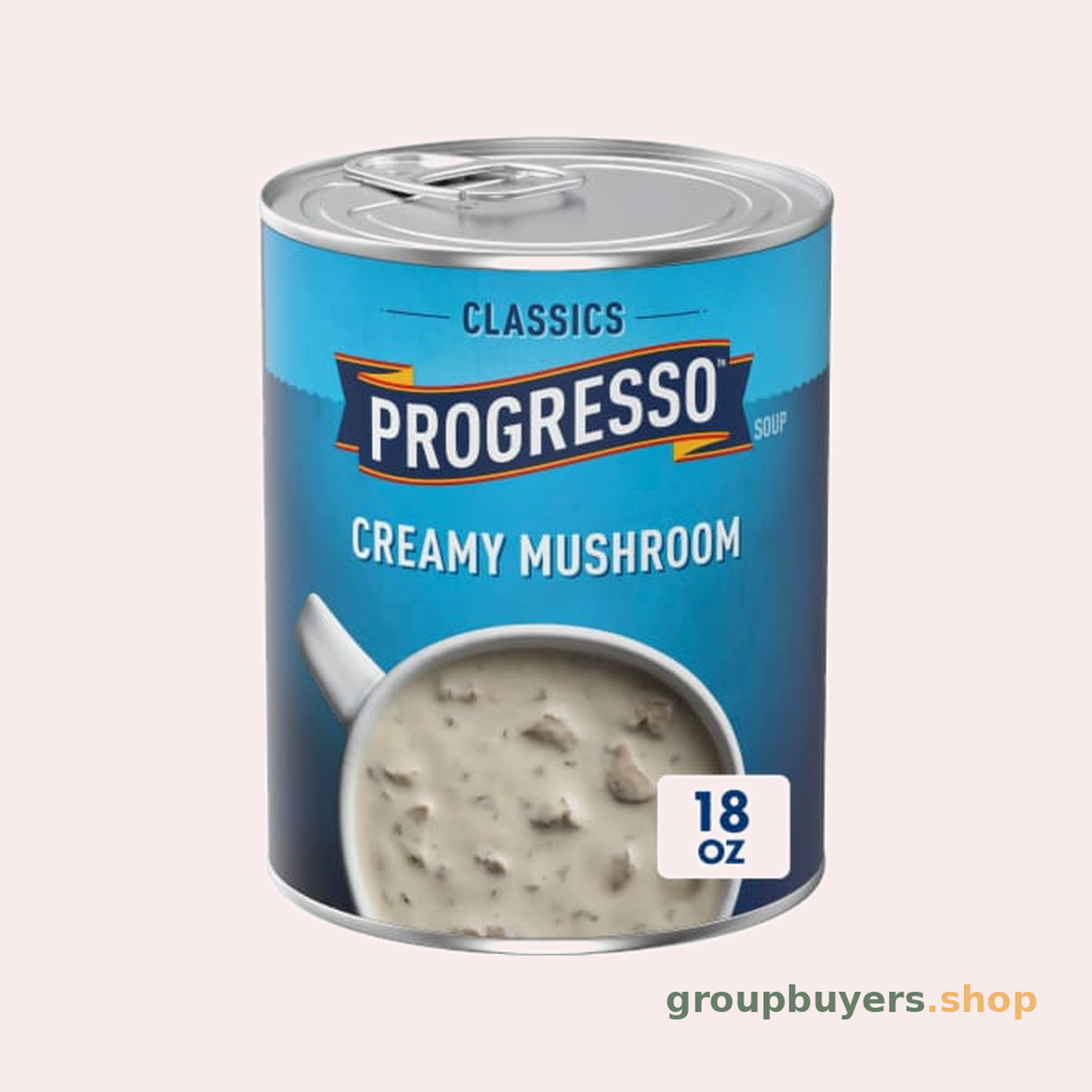 PROGRESSO SOUP CREAMY MUSHROOM 12X18.5OZ
