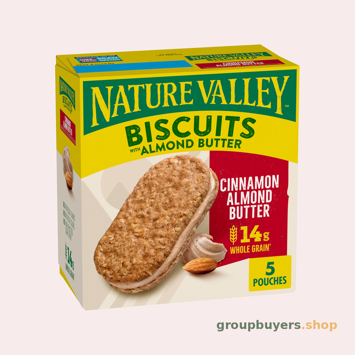NATURE VALLEY BISCUITS CINNAMO ALMOND BUTTER 5CT 12X6.75OZ