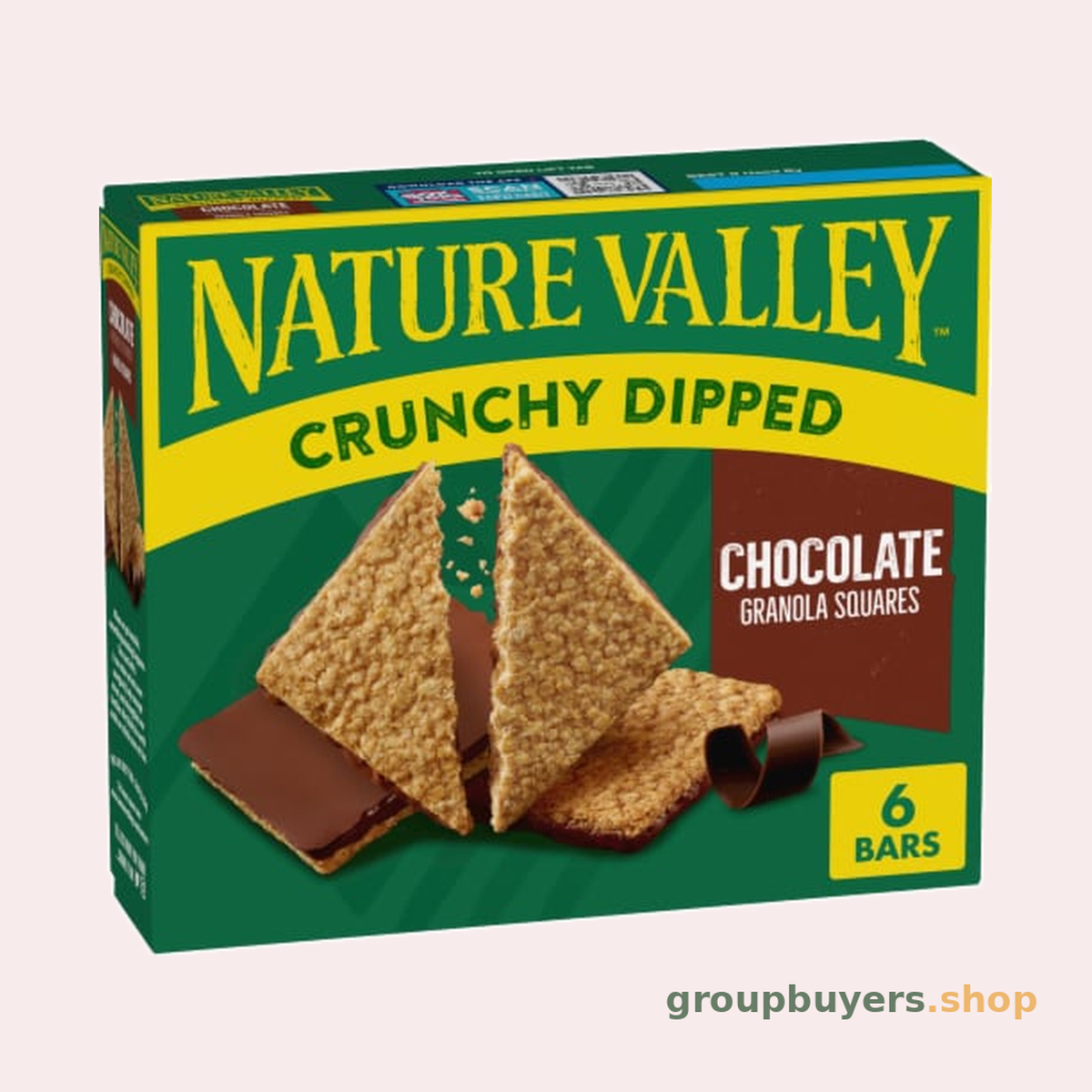 NATURE VALLEY CRUNCHY DIPPED CHOCOLATE 6CT 6X4.8OZ *NEW