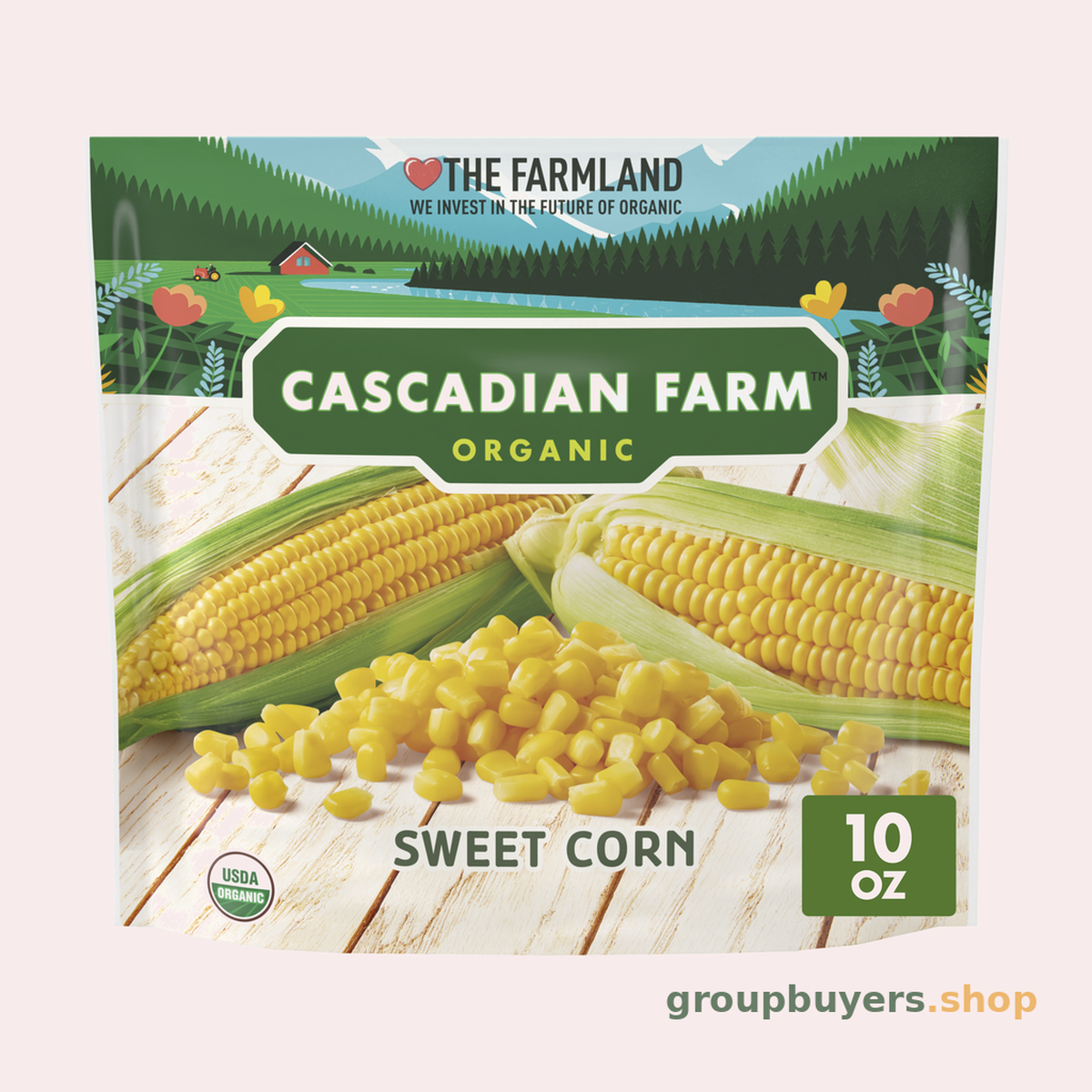 CASCADIAN FARM ORGANIC SWEET CORN 12x10OZ