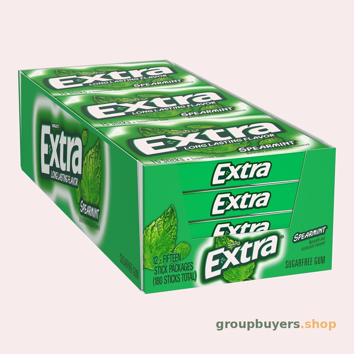 WRIGLEYS EXTRA SLIM PK SPEARMINT (15 STK)