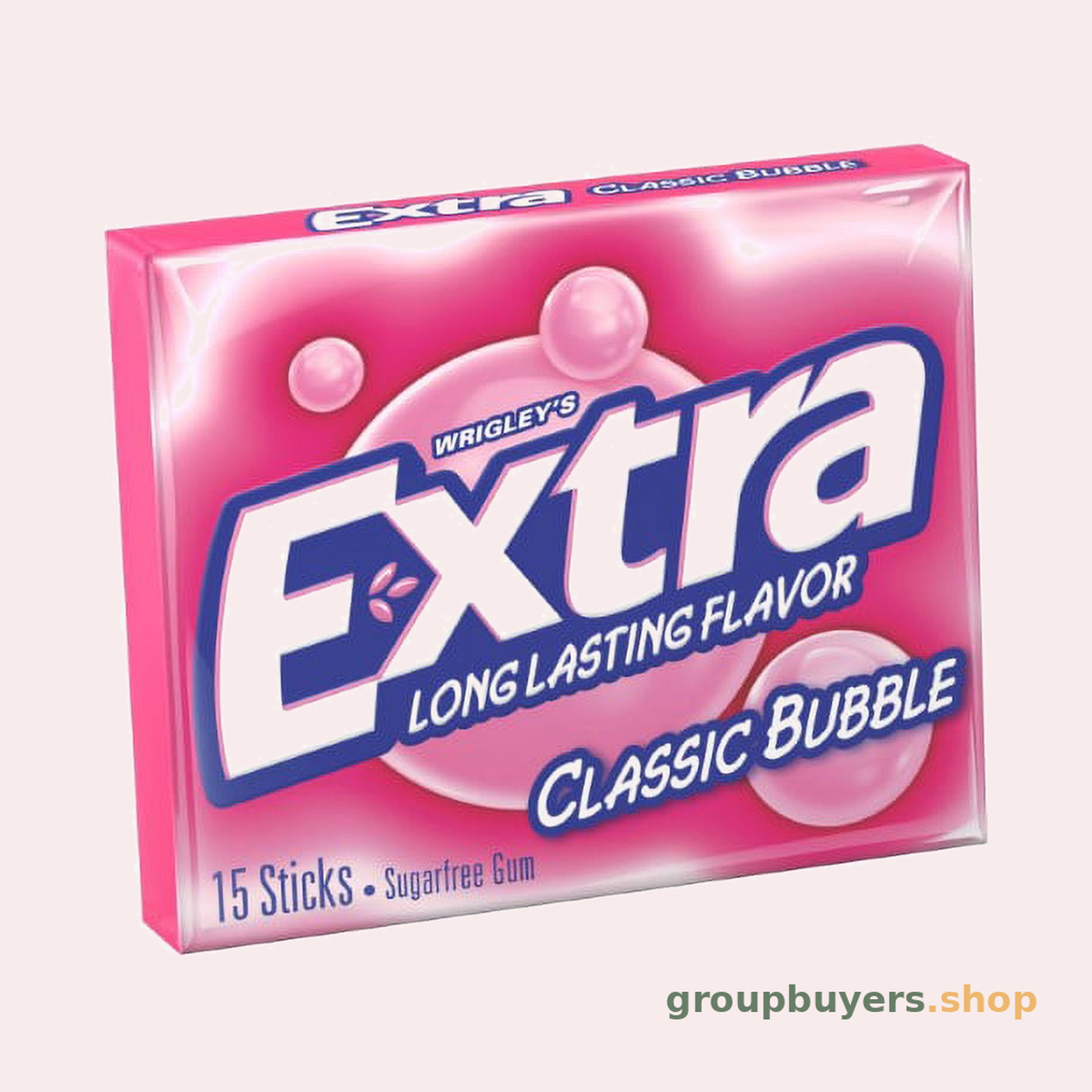 WRIGLEYS EXTRA CLASSIC BUBBLE GUM (15 STK)