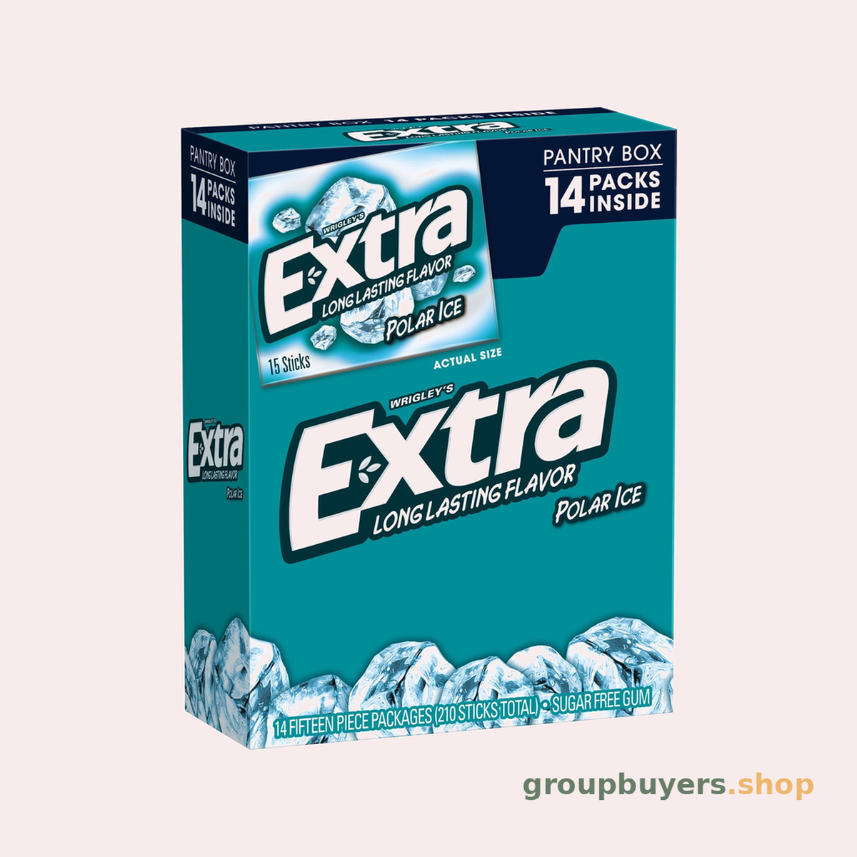 WRIGLEYS EXTRA SLIM PK POLAR ICE (15 STK)