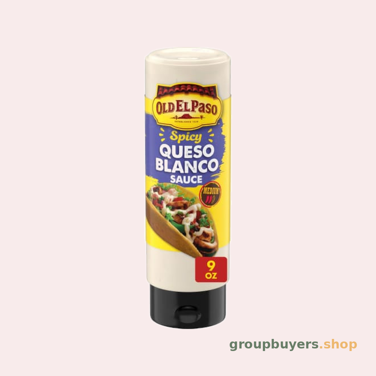 OLD EL PASO SPICY QUESO BLANCO 8X9OZ