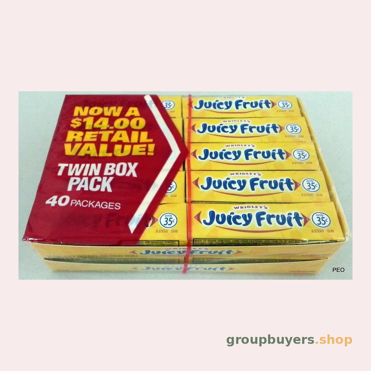 WRIGLEYS JUICY FRUIT OTC (5-STK)