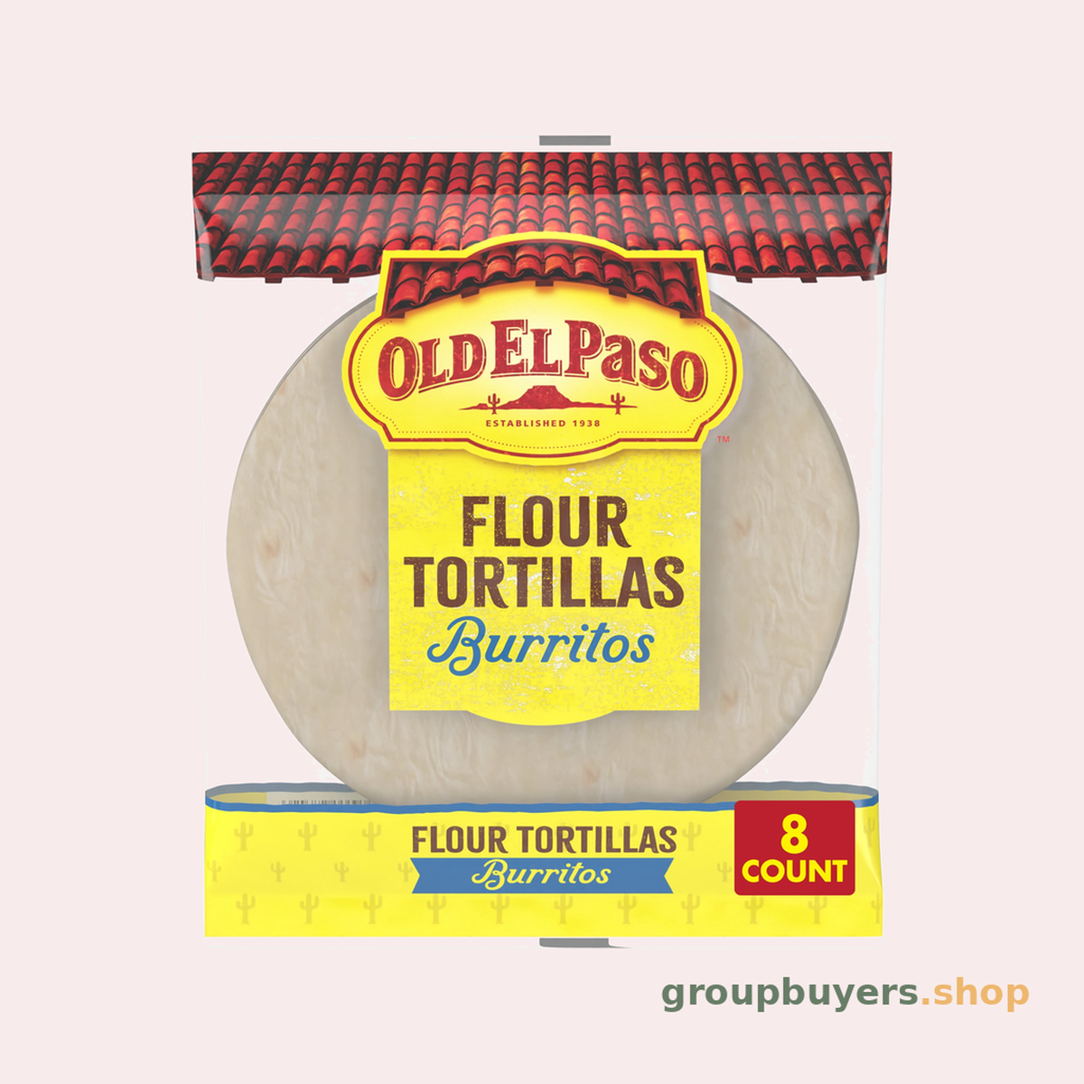 OLD EL PASO SOFT FLOUR TORTILLA 8" 12X11OZ