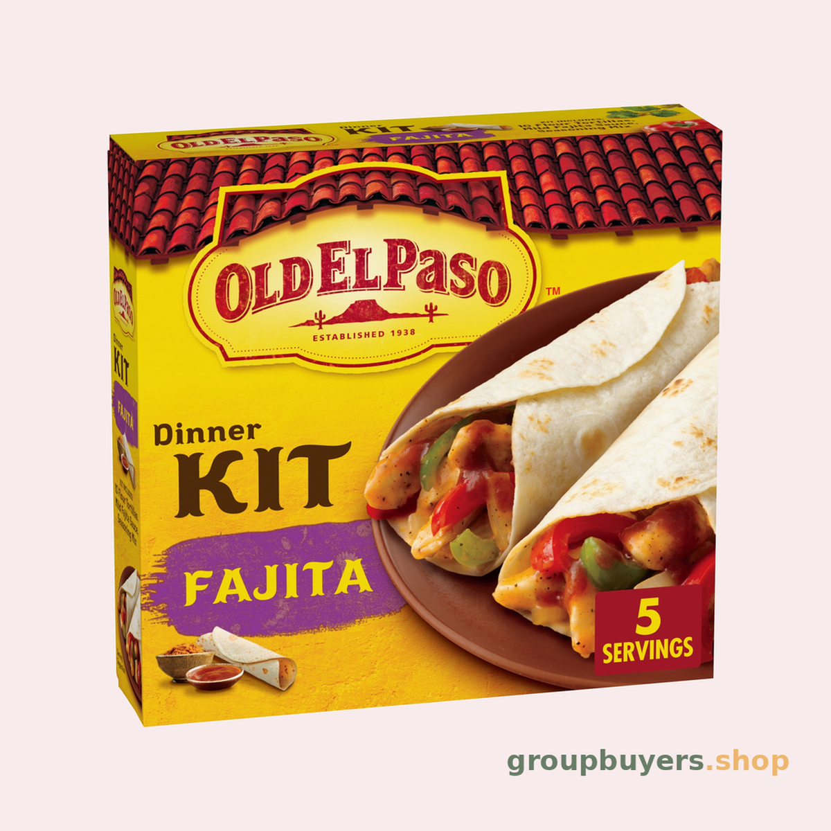 OLD EL PASO FAJITA DINNER KIT 12X12.5OZ