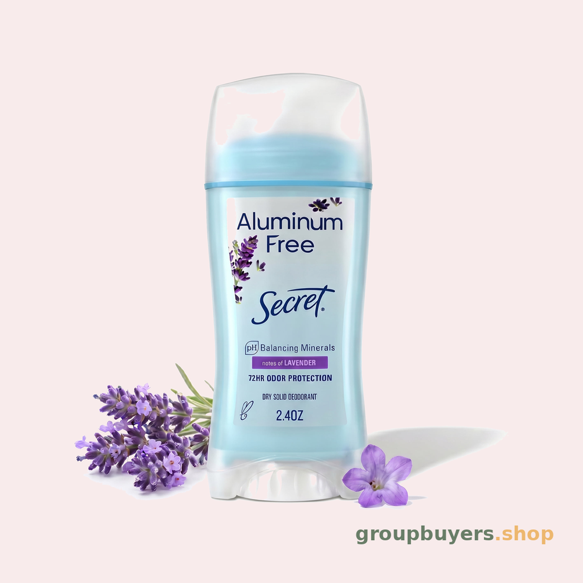 SECRET DEODORANT ALUMINUM FREE LAVENDER