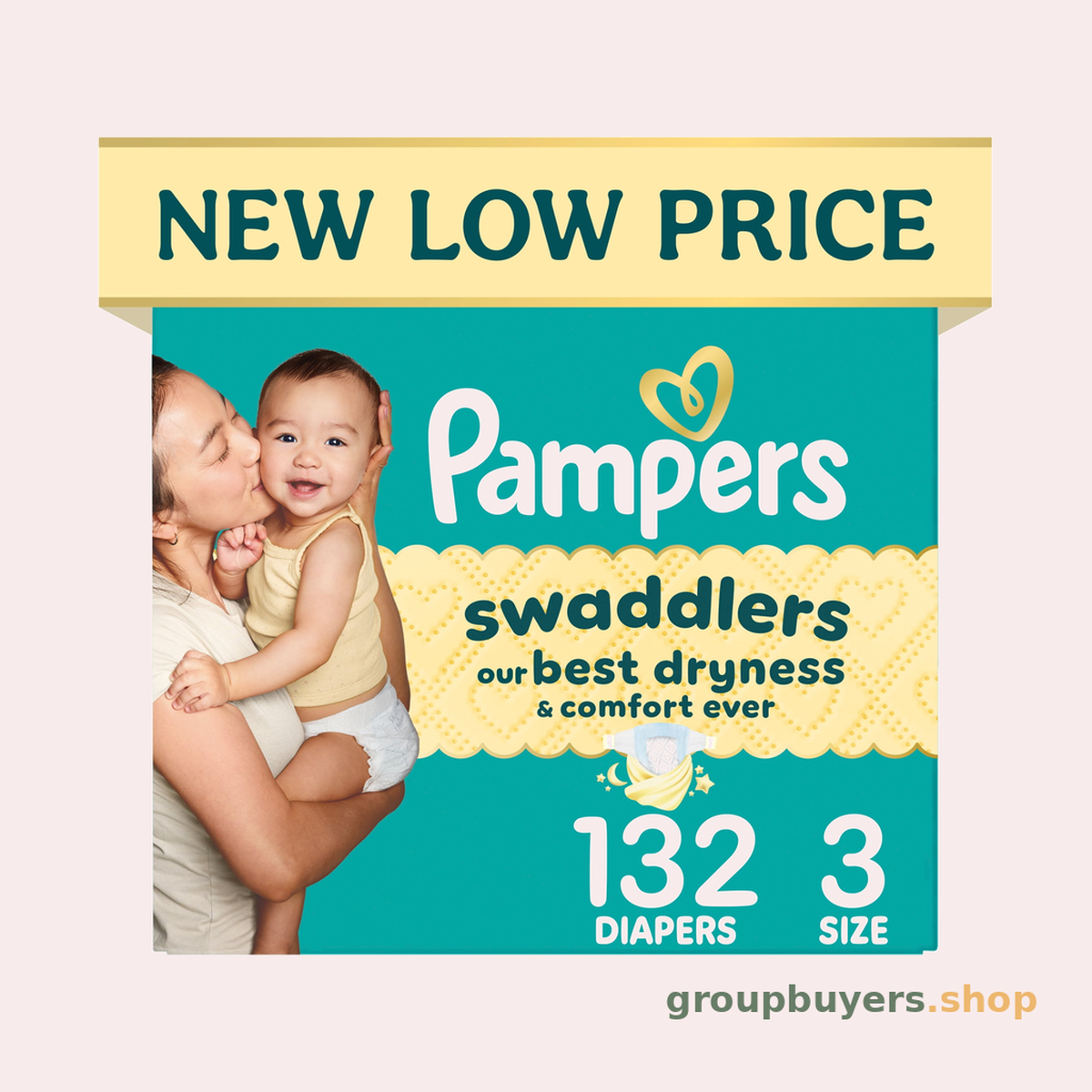 PAMPERS SWADDLERS S3 JUMBO