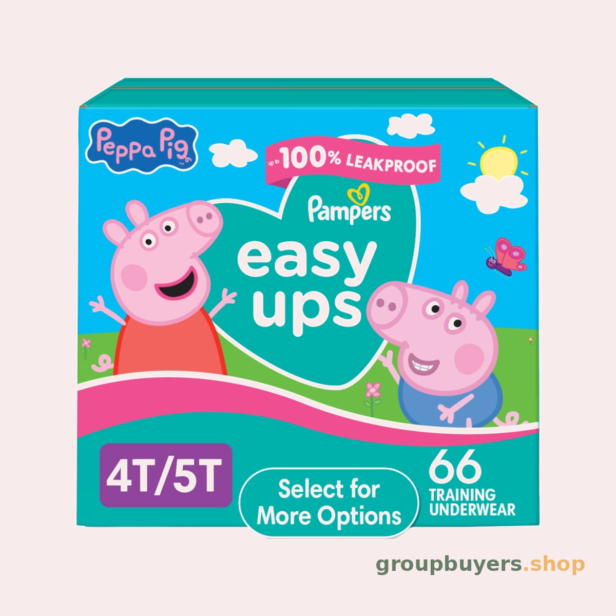 PAMPERS BABY EASYUP 4T5T SUPERGIRL