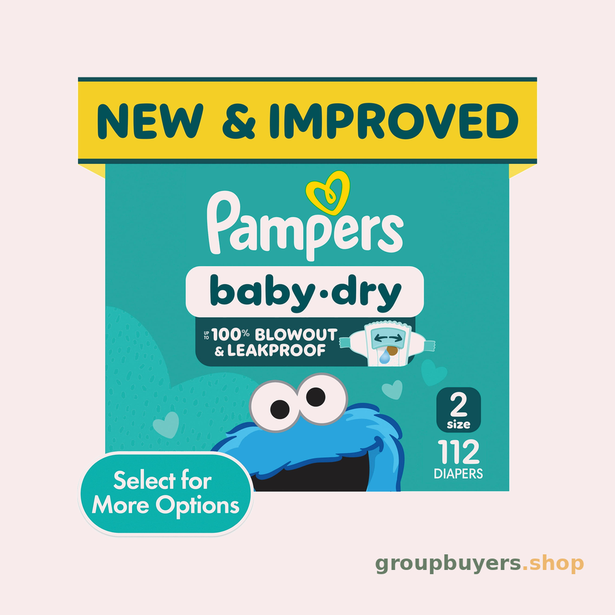 PAMPERS DIAPERS BABYDRY SUPER SZ2