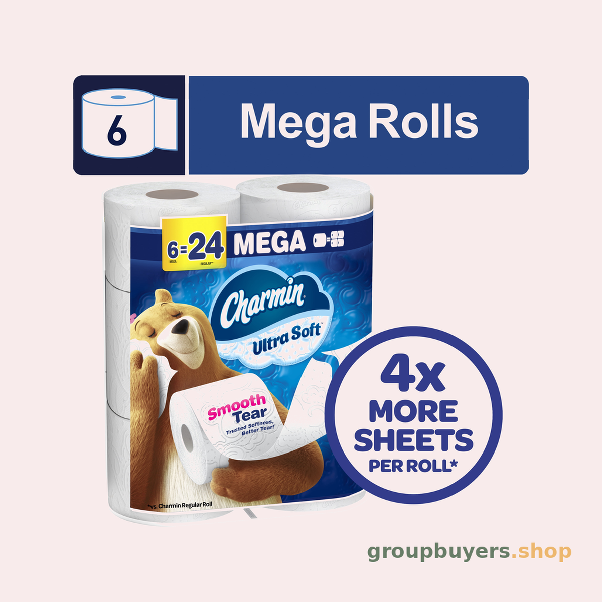 CHARMIN SOFT NEW SMOOTH TEAR