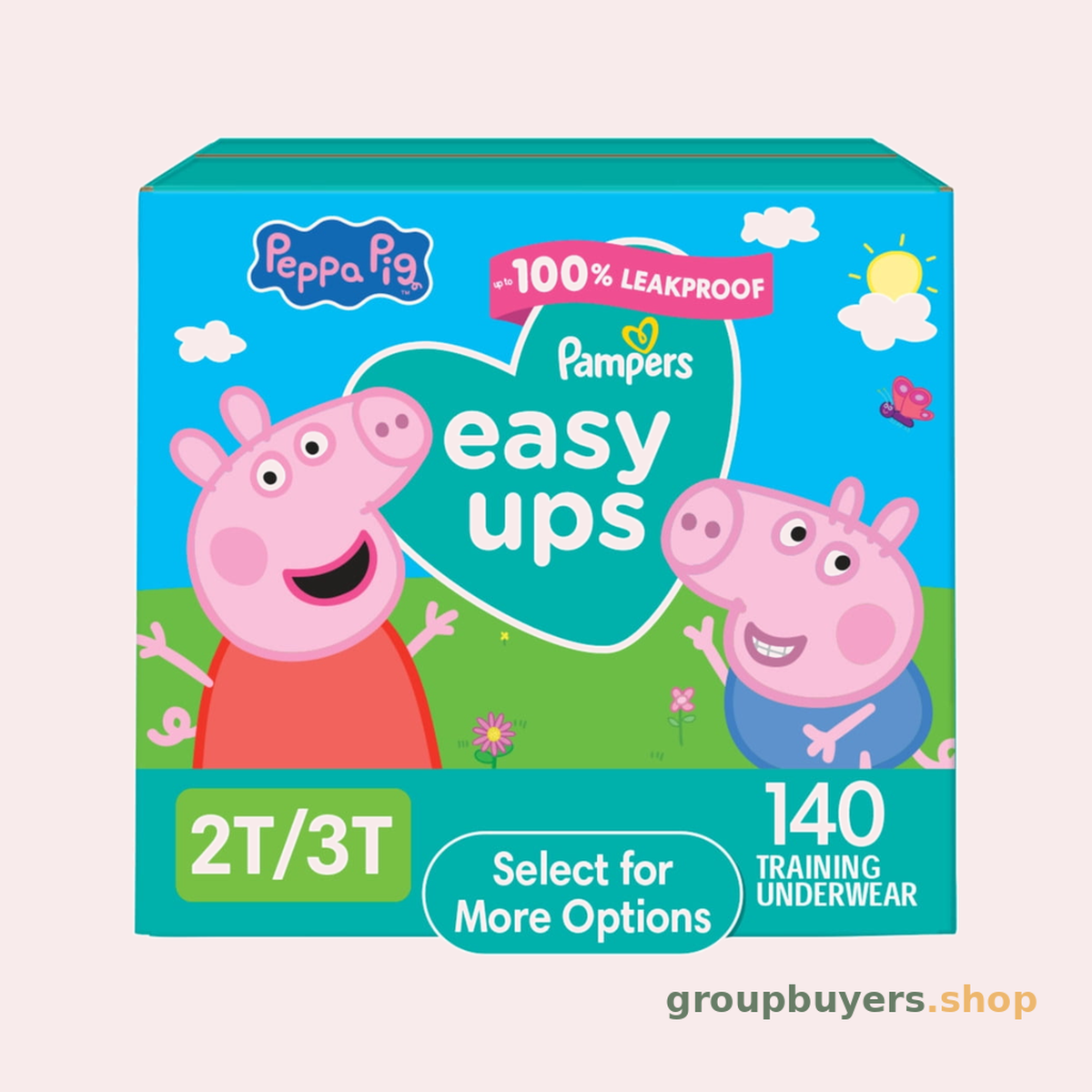 PAMPERS EASYUP 2T3T JUMBO GIRL