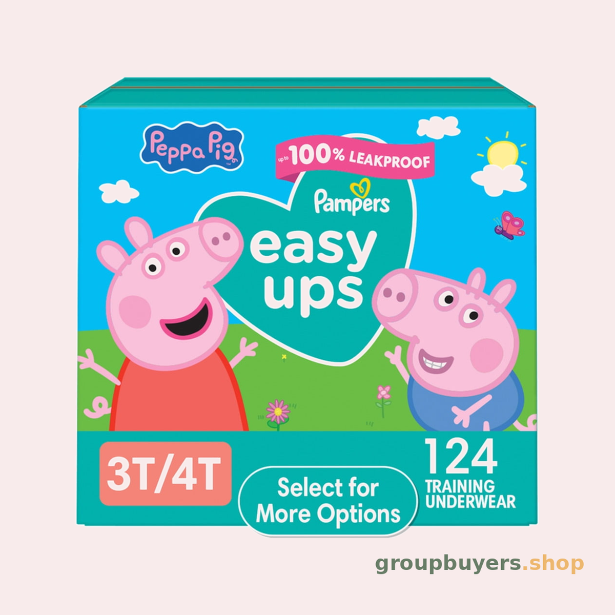PAMPERS EASYUP 3T4T JUMBO GIRL