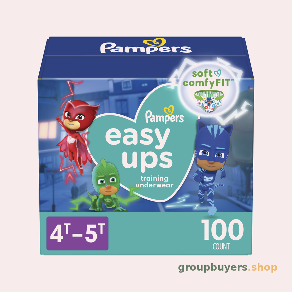 PAMPERS EASYUPS 4T5T JUMBO BOY