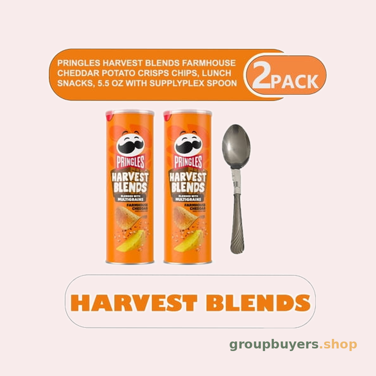 Pringles Harvest Blends Cheddar