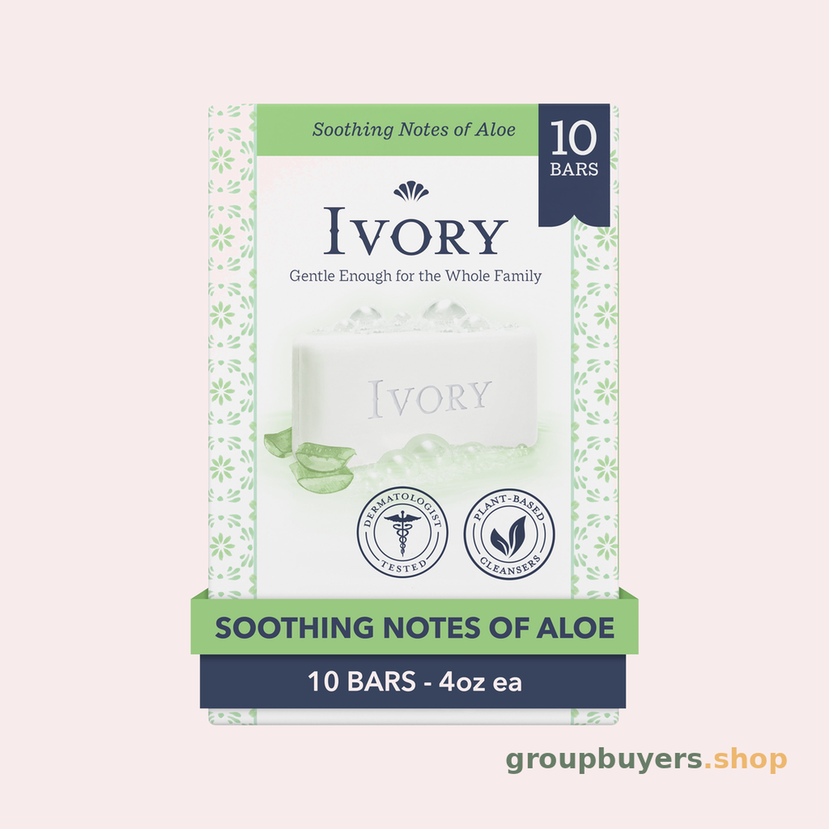 IVORY BAR ALOE 10PK