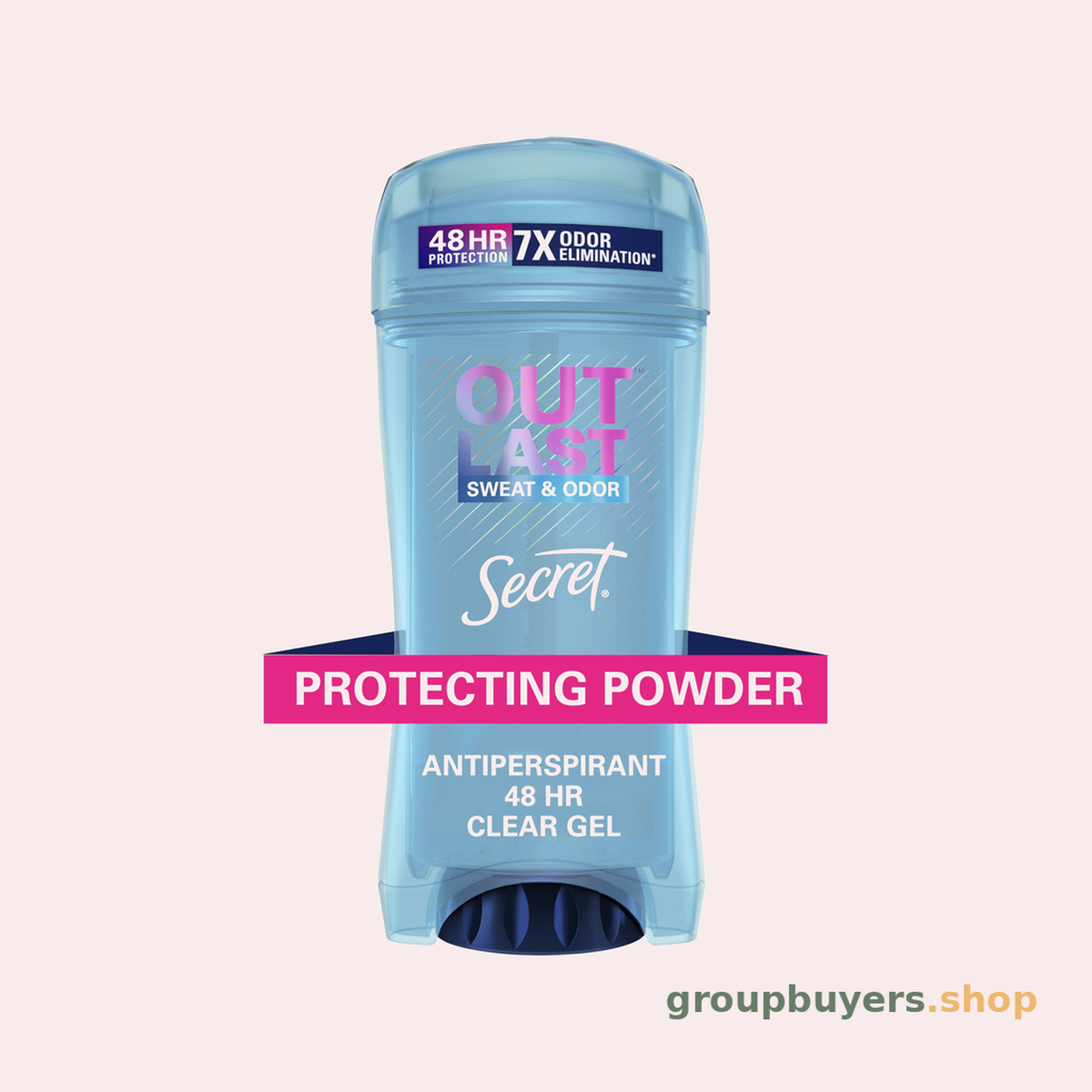 SECRET OUTLAST ANTIPERSPIRANT & DEODORANT CLEAR GEL PROTECT POWDER