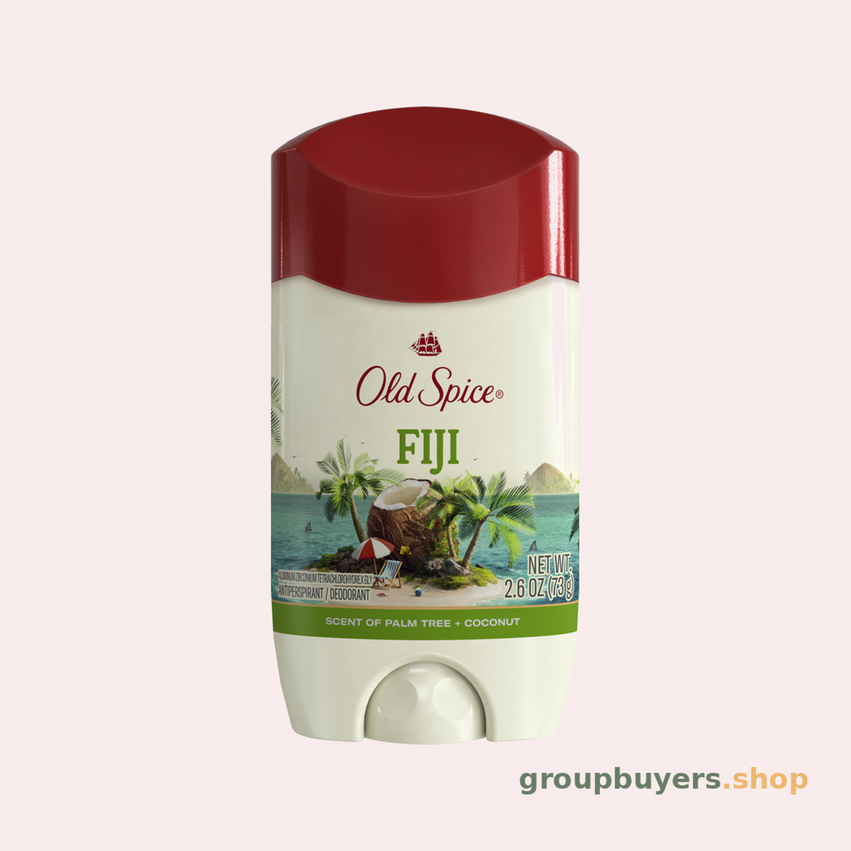 OLD SPICE DEODORANT FIJI WITH PALM TREE SCENT