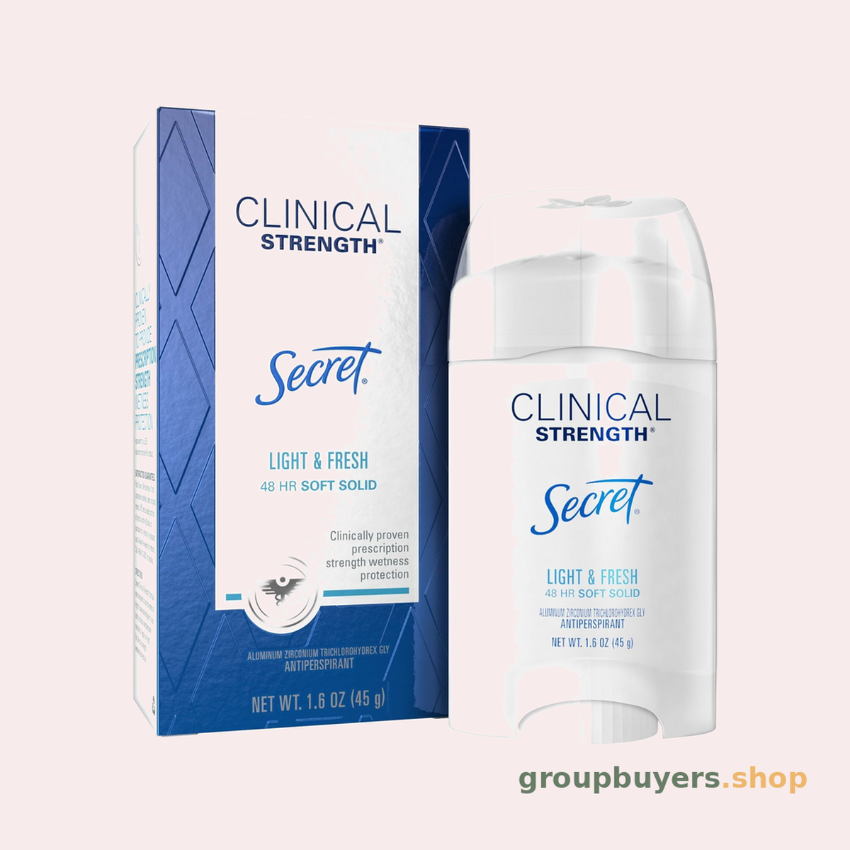SECRET CLINICAL ANTIPERSPIRANT & DEODORANT FREE & SENSITIVE