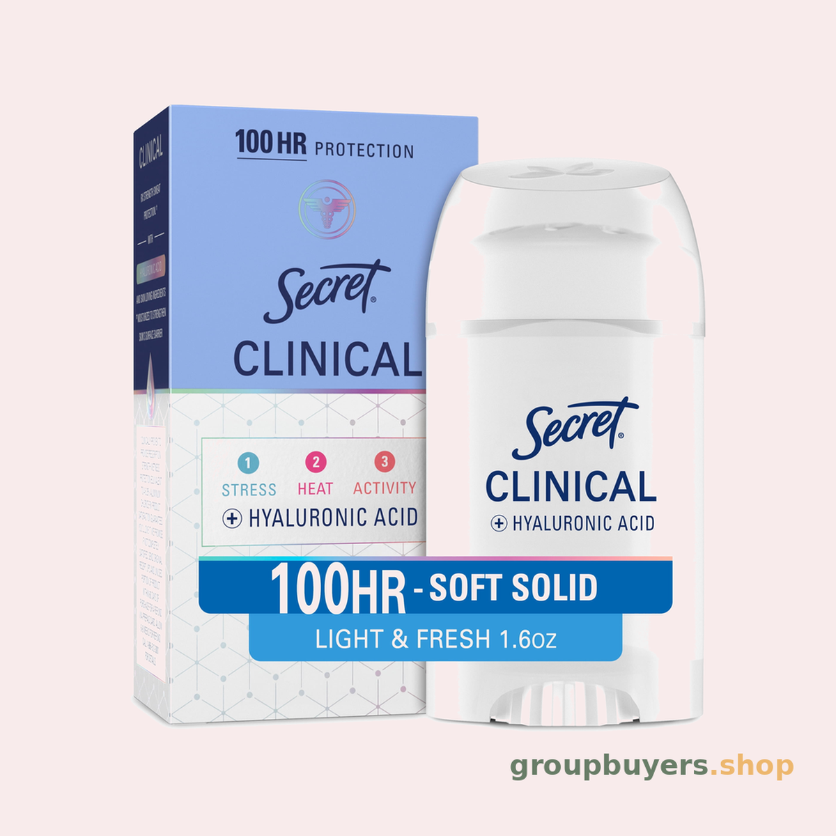 SECRET CLINICAL ANTIPERSPIRANT & DEODORANT LIGHT & FRESH
