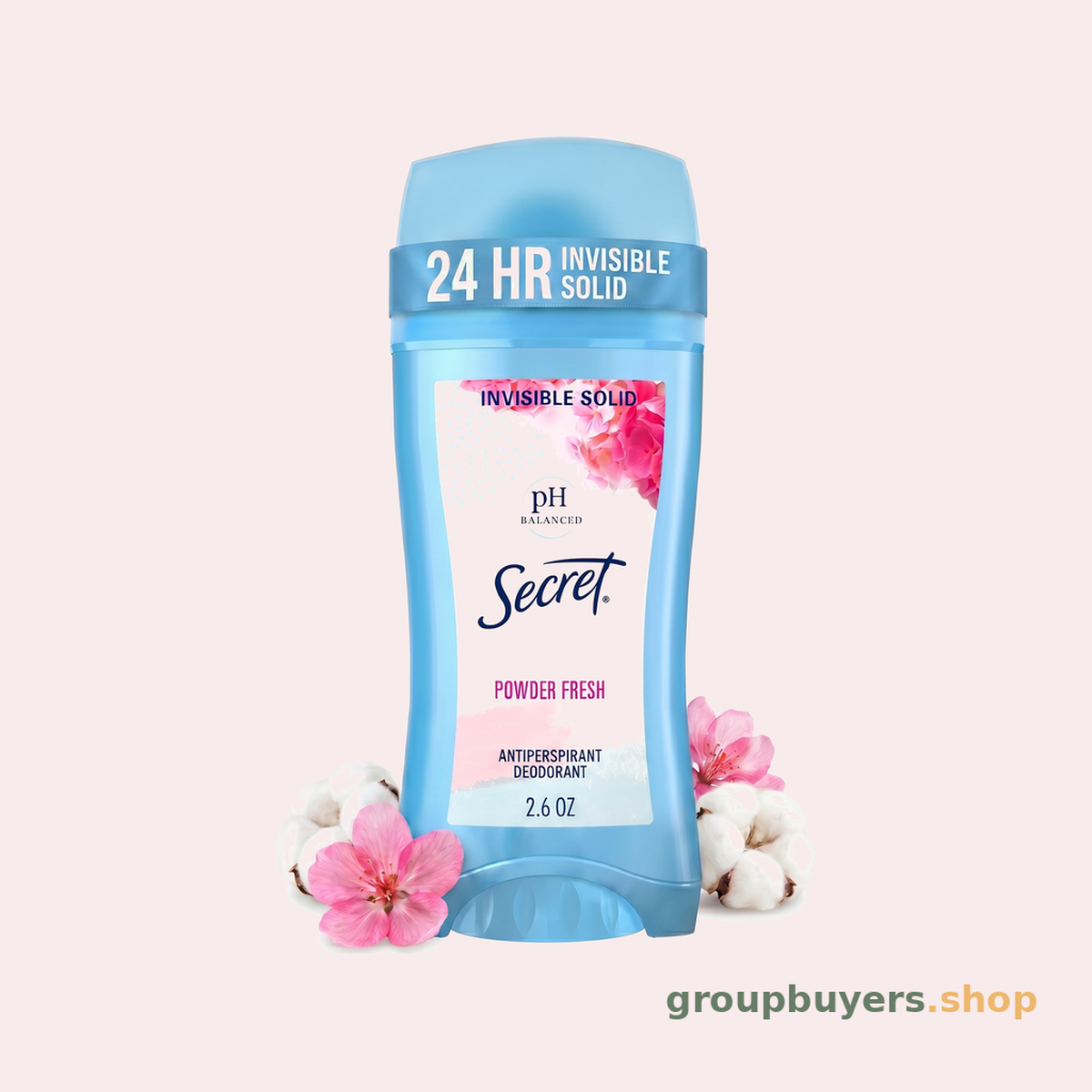SECRET ANTIPERSPIRANT & DEODORANT INVISIBLE SOLID POWDER FRESH