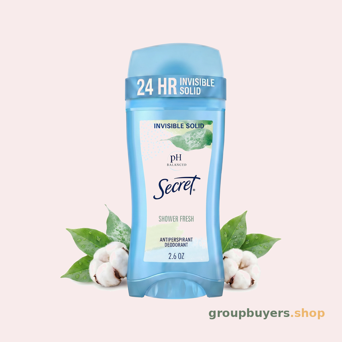 SECRET ANTIPERSPIRANT & DEODORANT INVISIBLE SOLID SHOWER FRSH