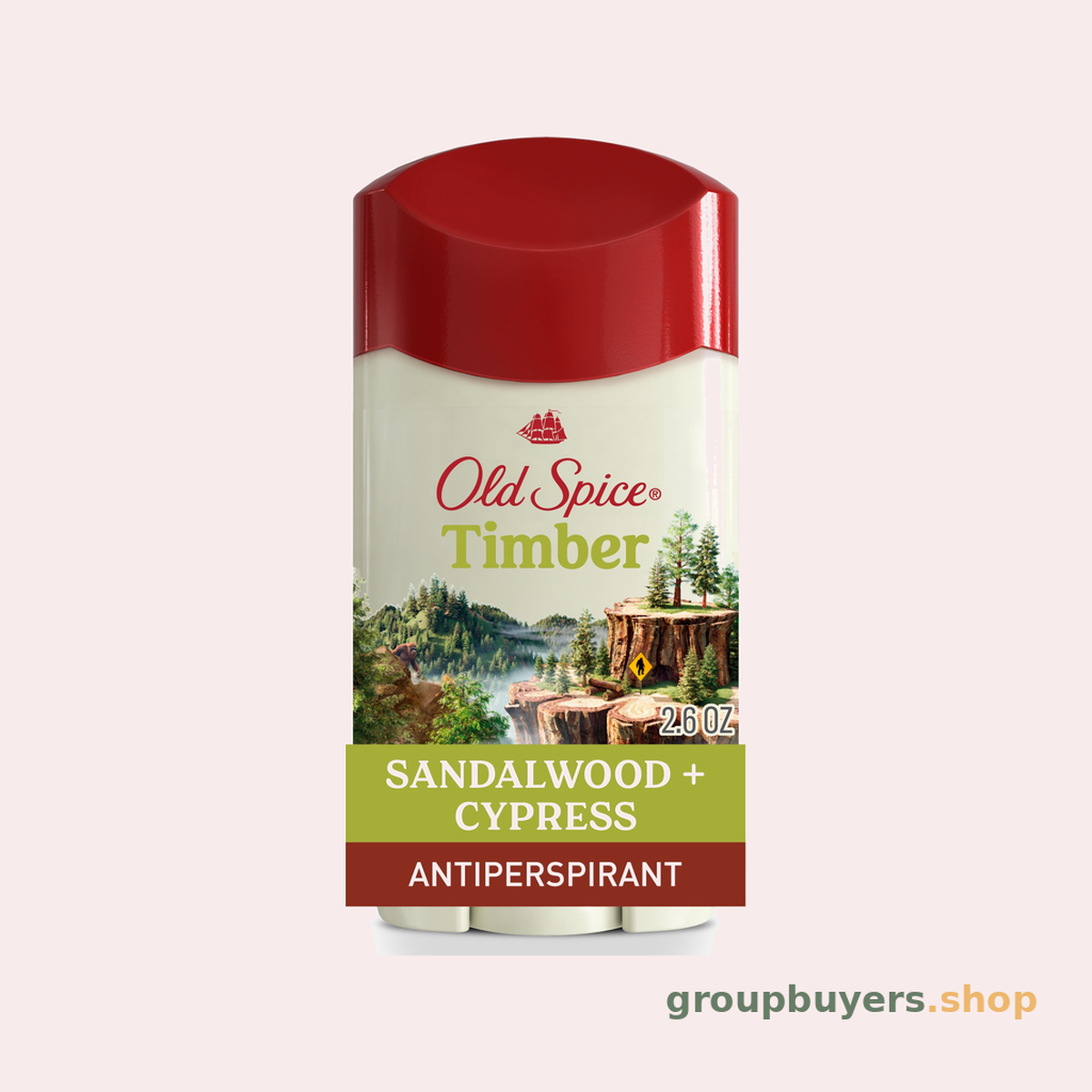 OLD SPICE ANTIPERSPIRANT & DEODORANT IS TIMBER W/SANDLEWOOD