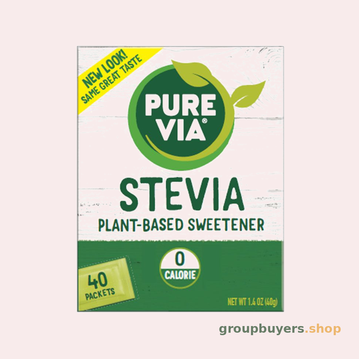 PUREVIA SWEETENER STEVIA 12X40X40G