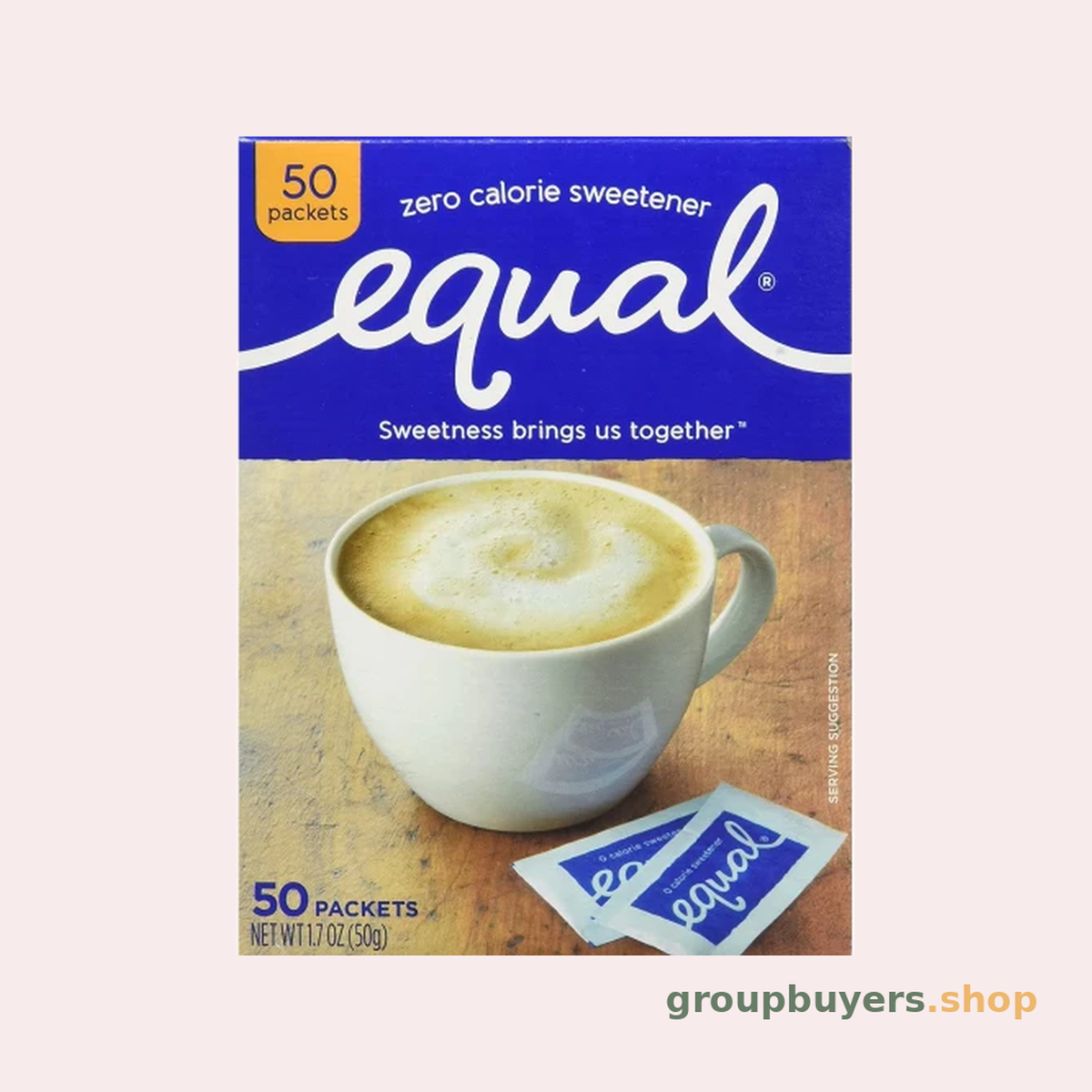 EQUAL SWEETENER REGULAR 12X50PK