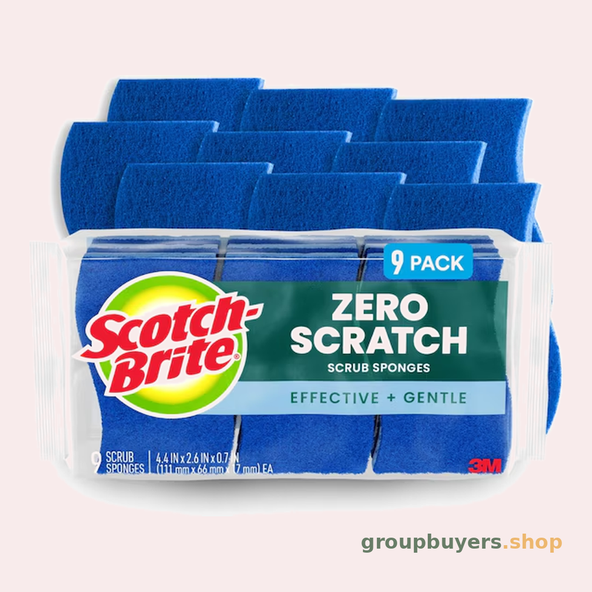 SCOTCH BRITE CELLULOSE MUTIP SPONGE (BLUE)