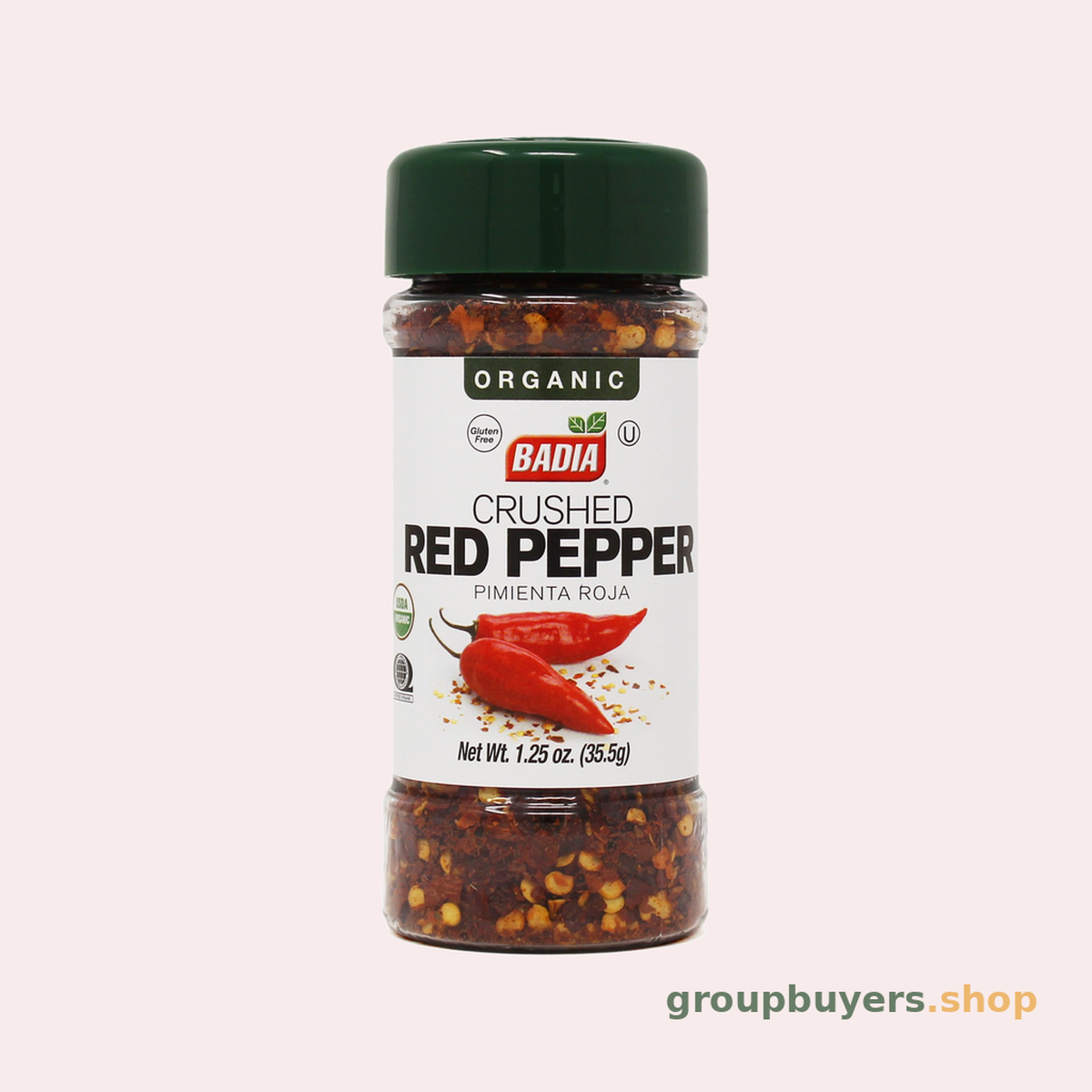 BADIA SPICES ORGANIC RED CRSHD PEPPER
