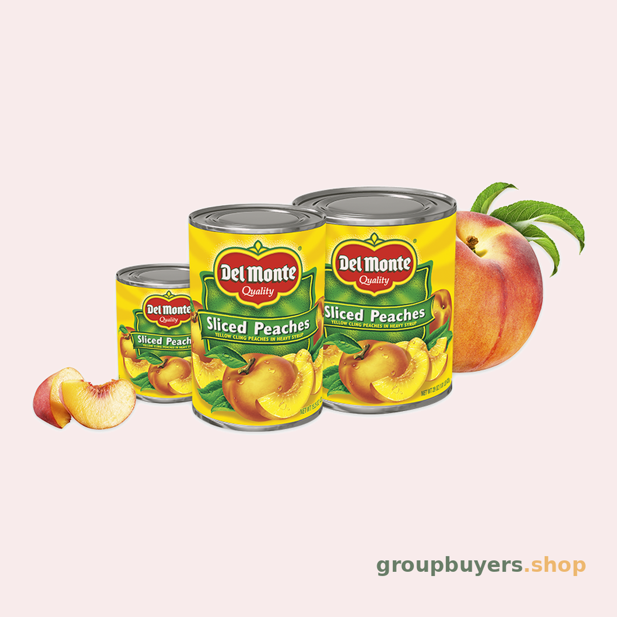 DELMONTE PEACHES SLICED EASY OPEN