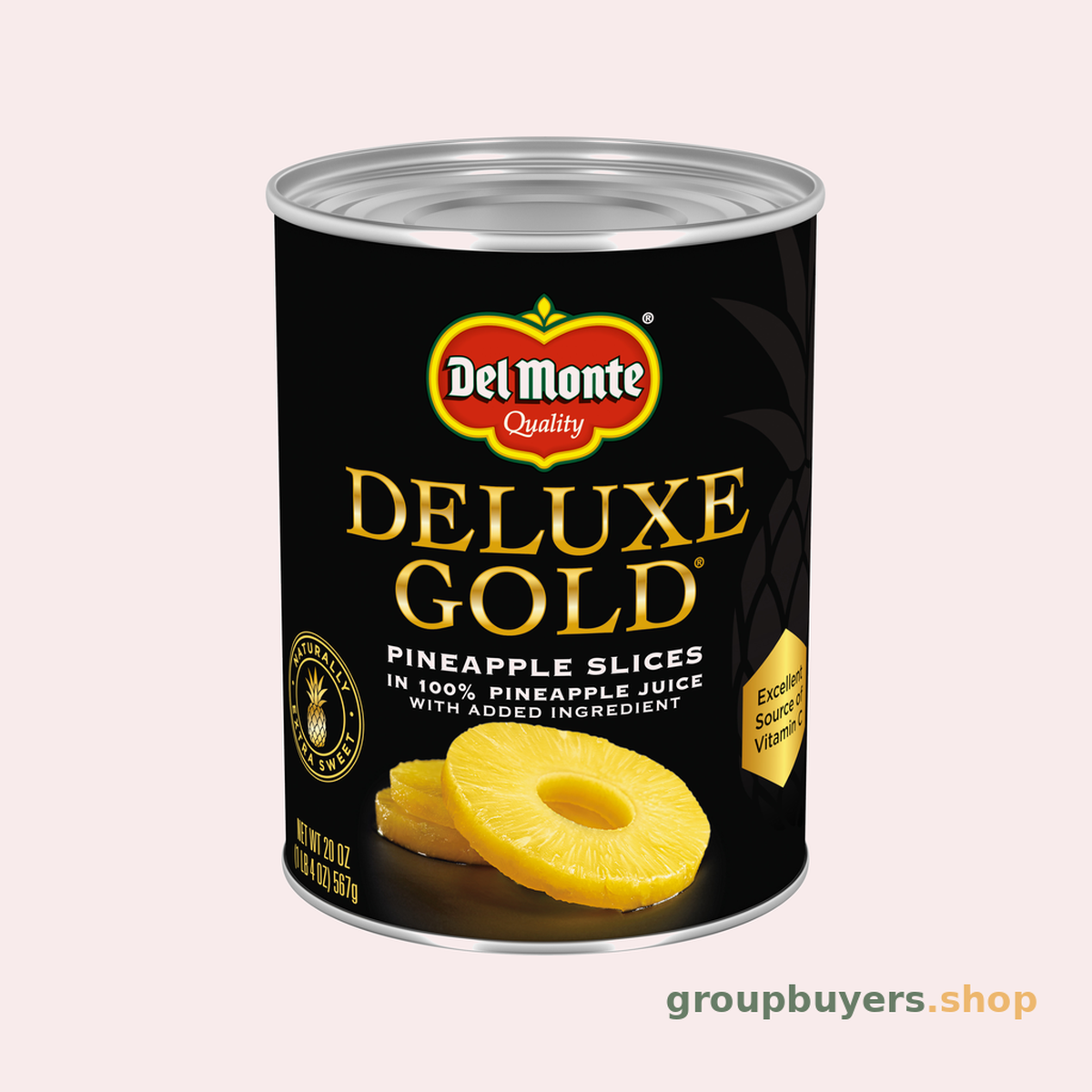 DELMONTE DELUXE GOLD PINEAPPLE SLICES