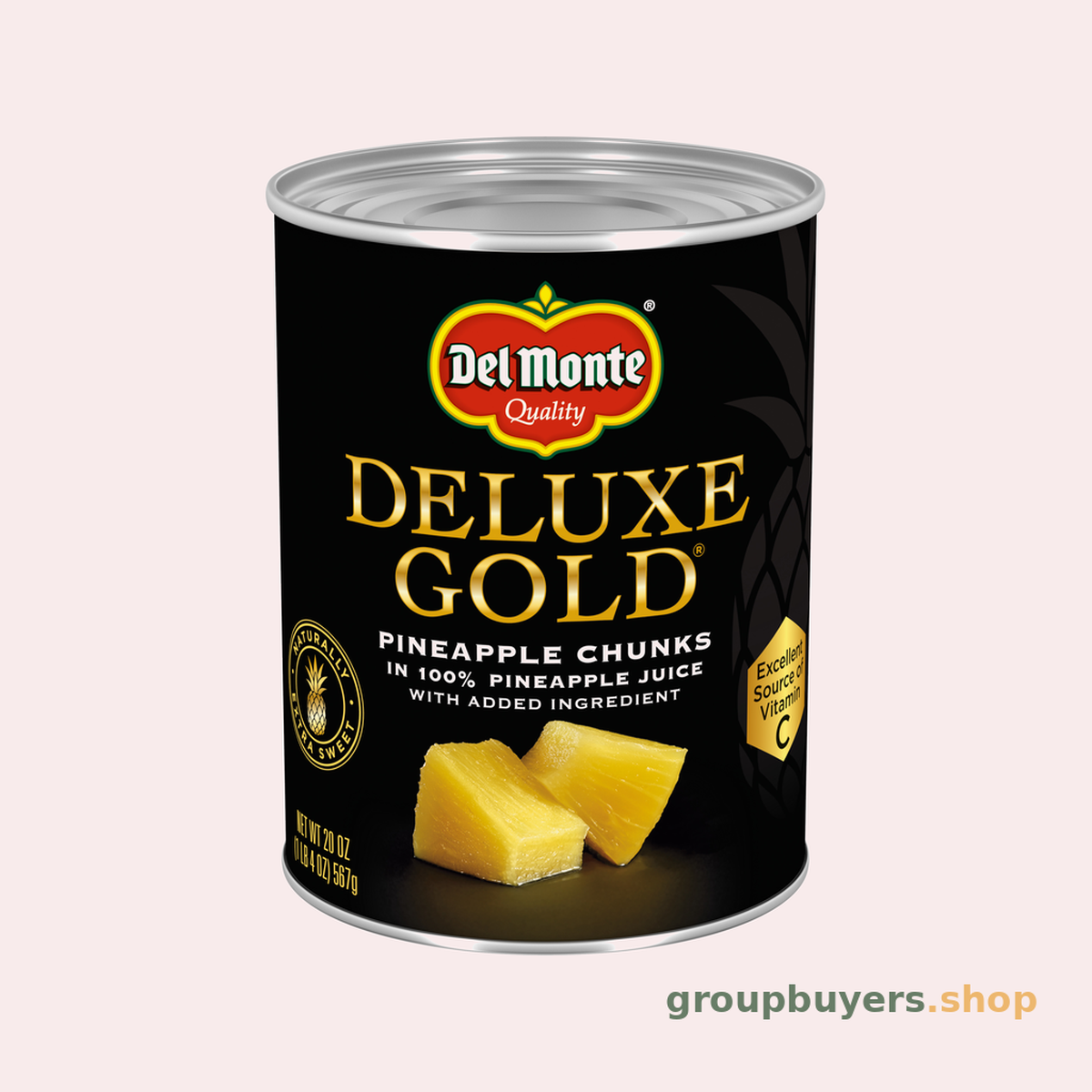 DELMONTE DELUXE GOLD PINEAPPLE CHUNKS