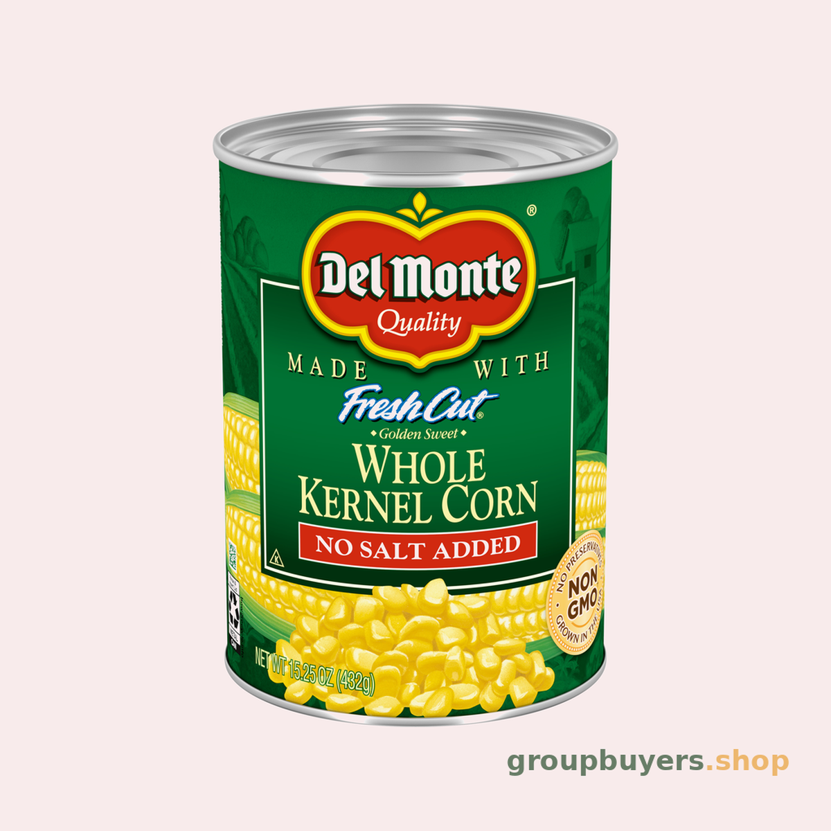 DELMONTE WHOLE KERNAL CORN NO SALT
